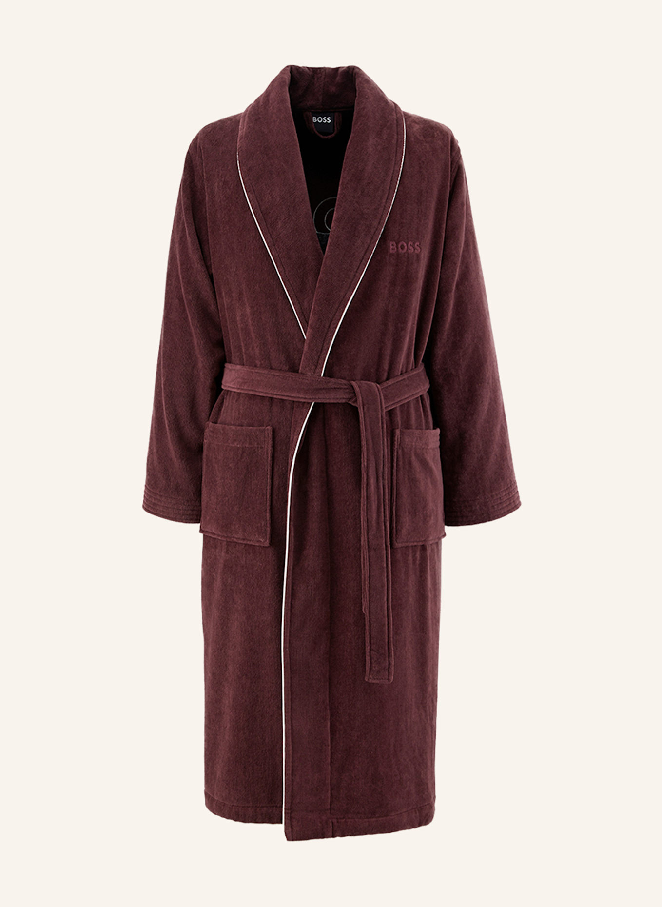 BOSS Bademantel TIAGO: BRAUN