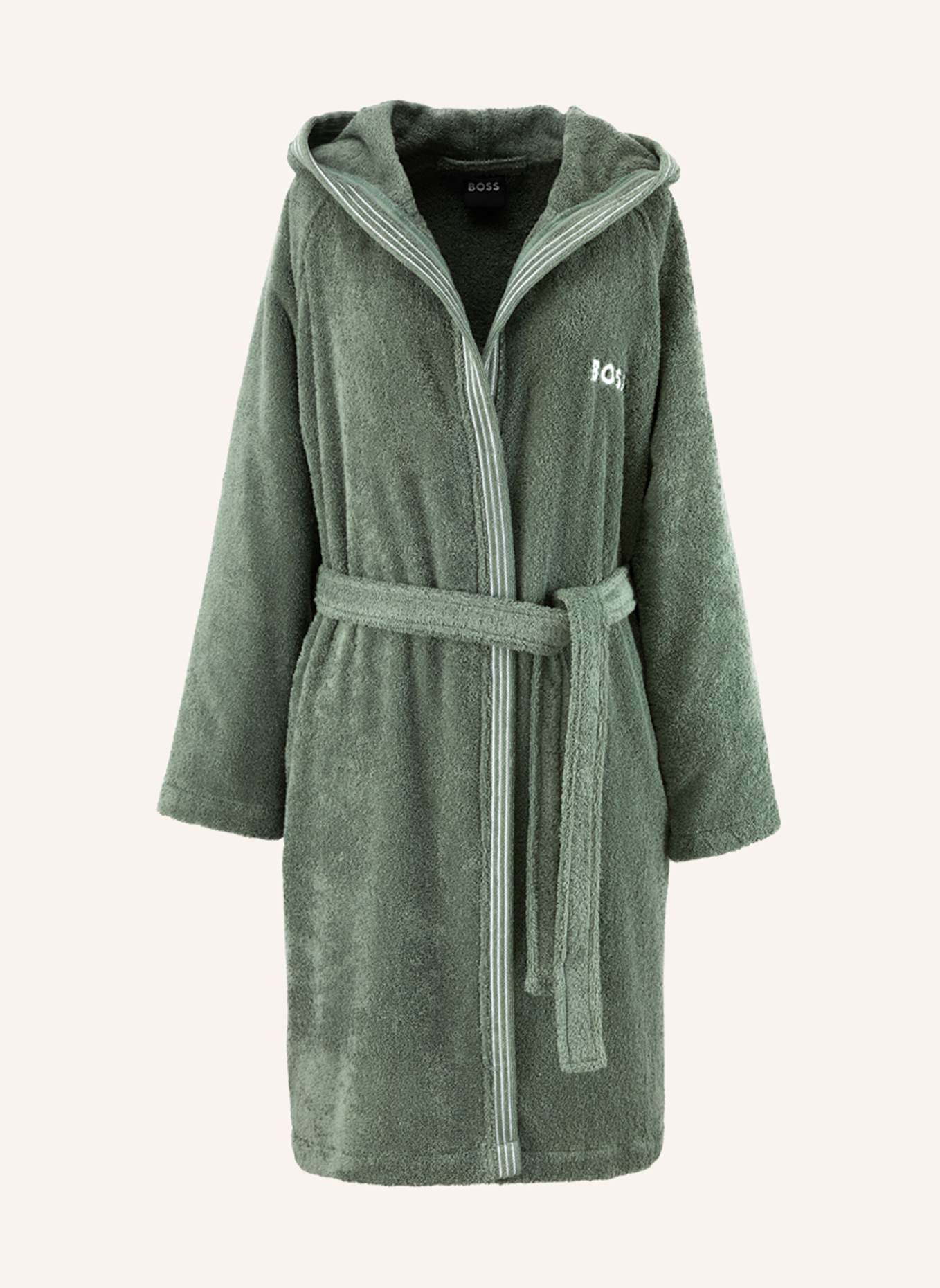 BOSS Bademantel EDGE: GRÜN
