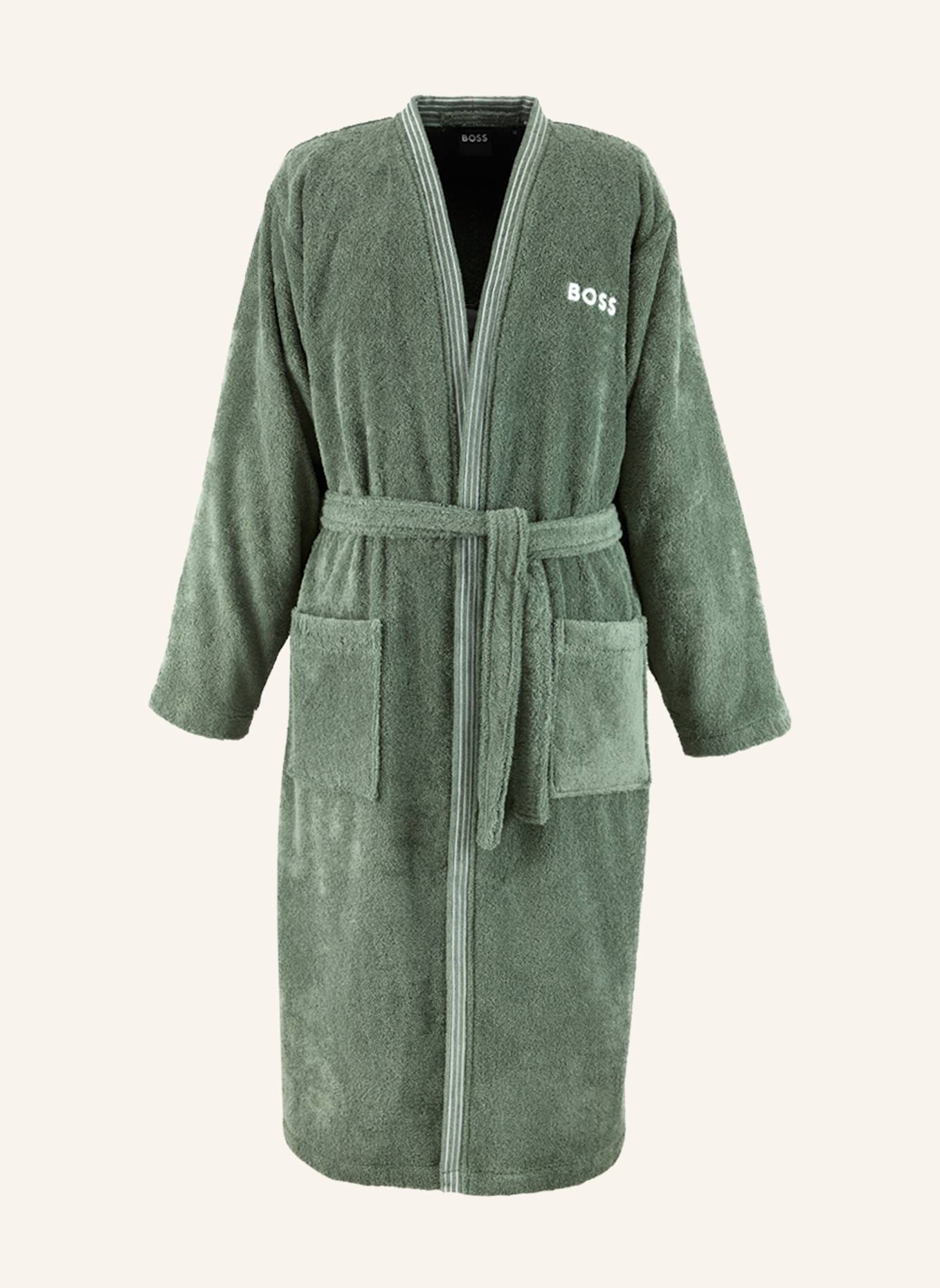 BOSS Bademantel EDGE: GRÜN