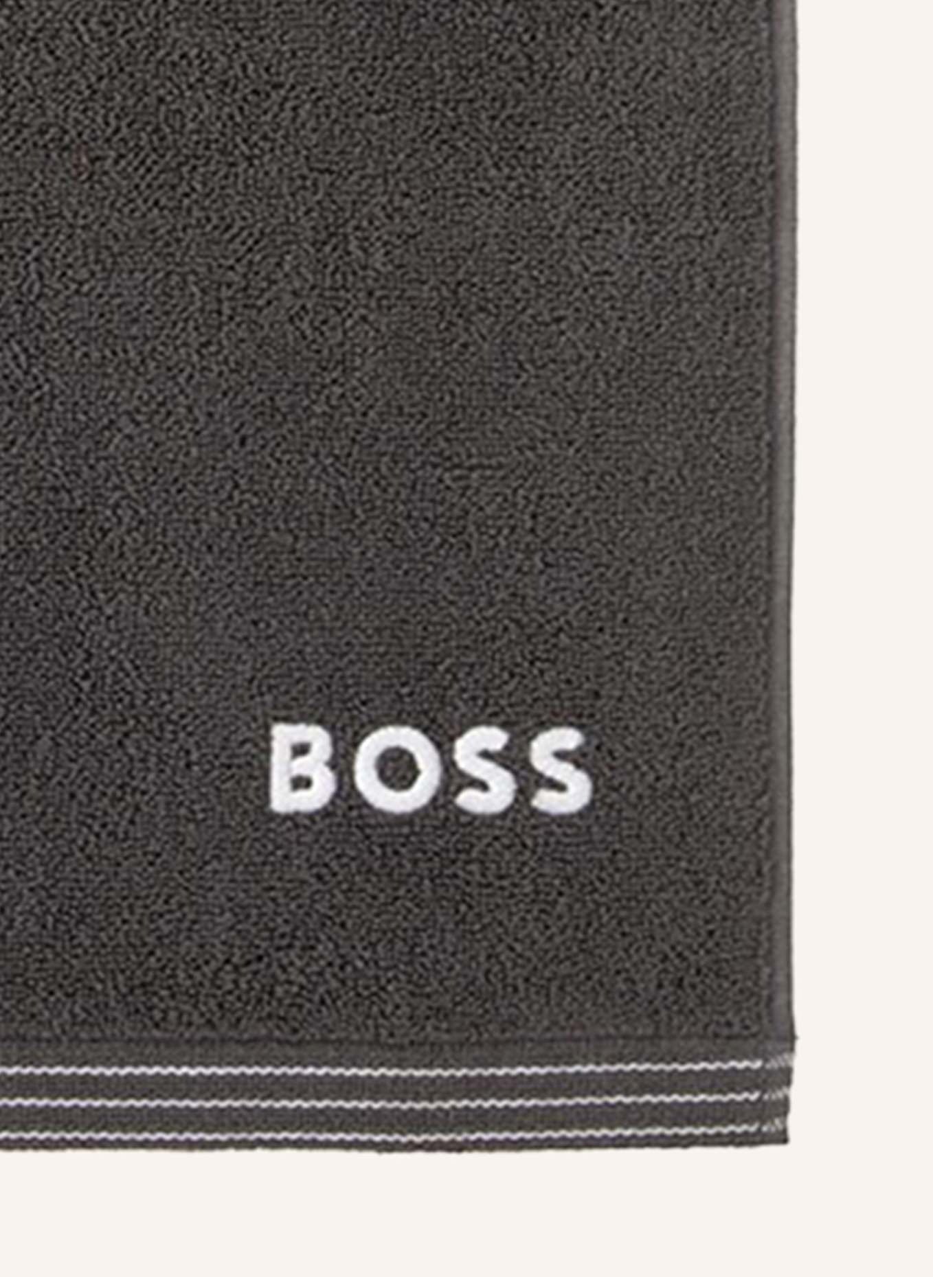 BOSS Duschtuch EDGE: DUNKELGRAU