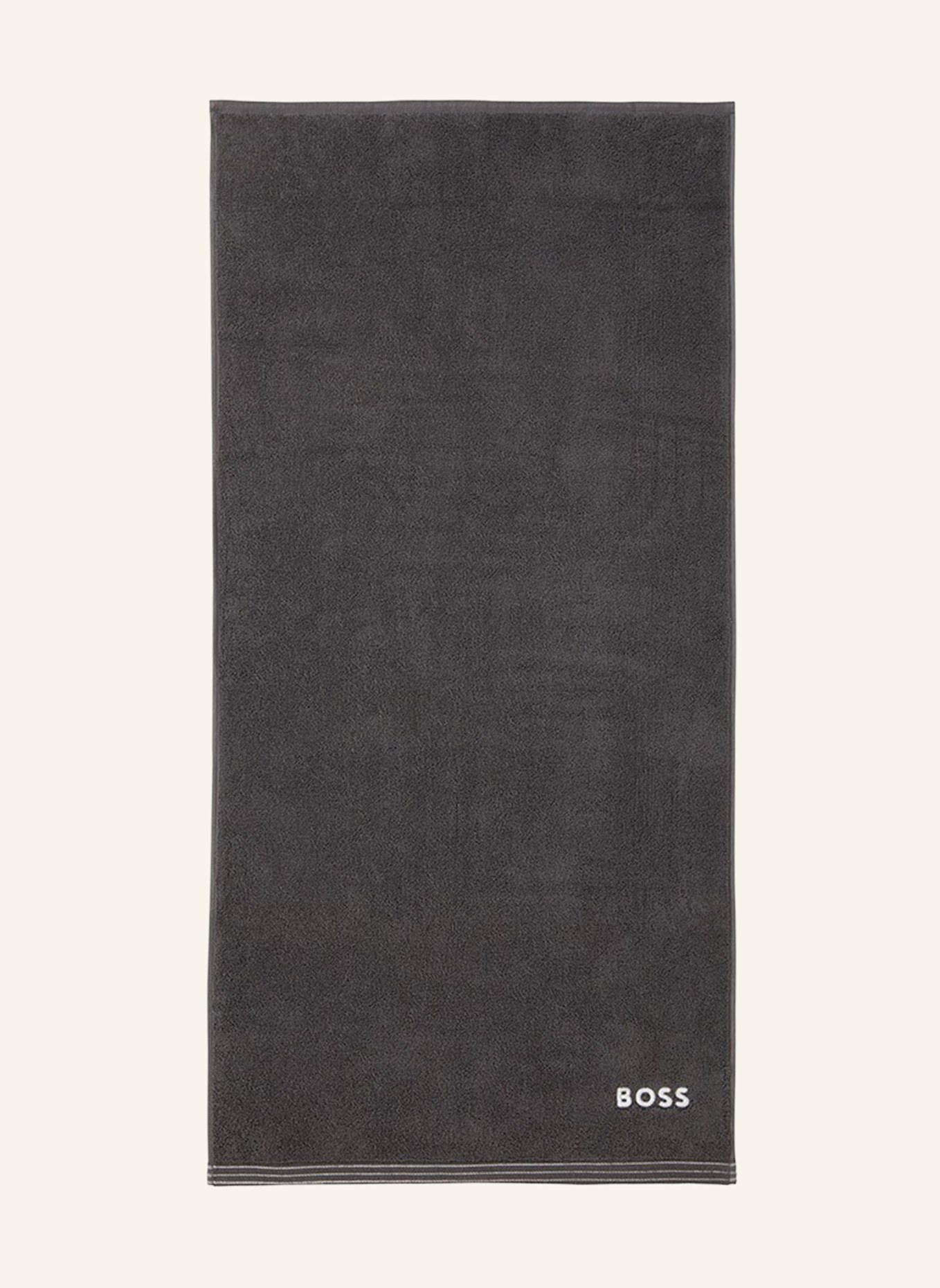 BOSS Handtuch EDGE: DUNKELGRAU