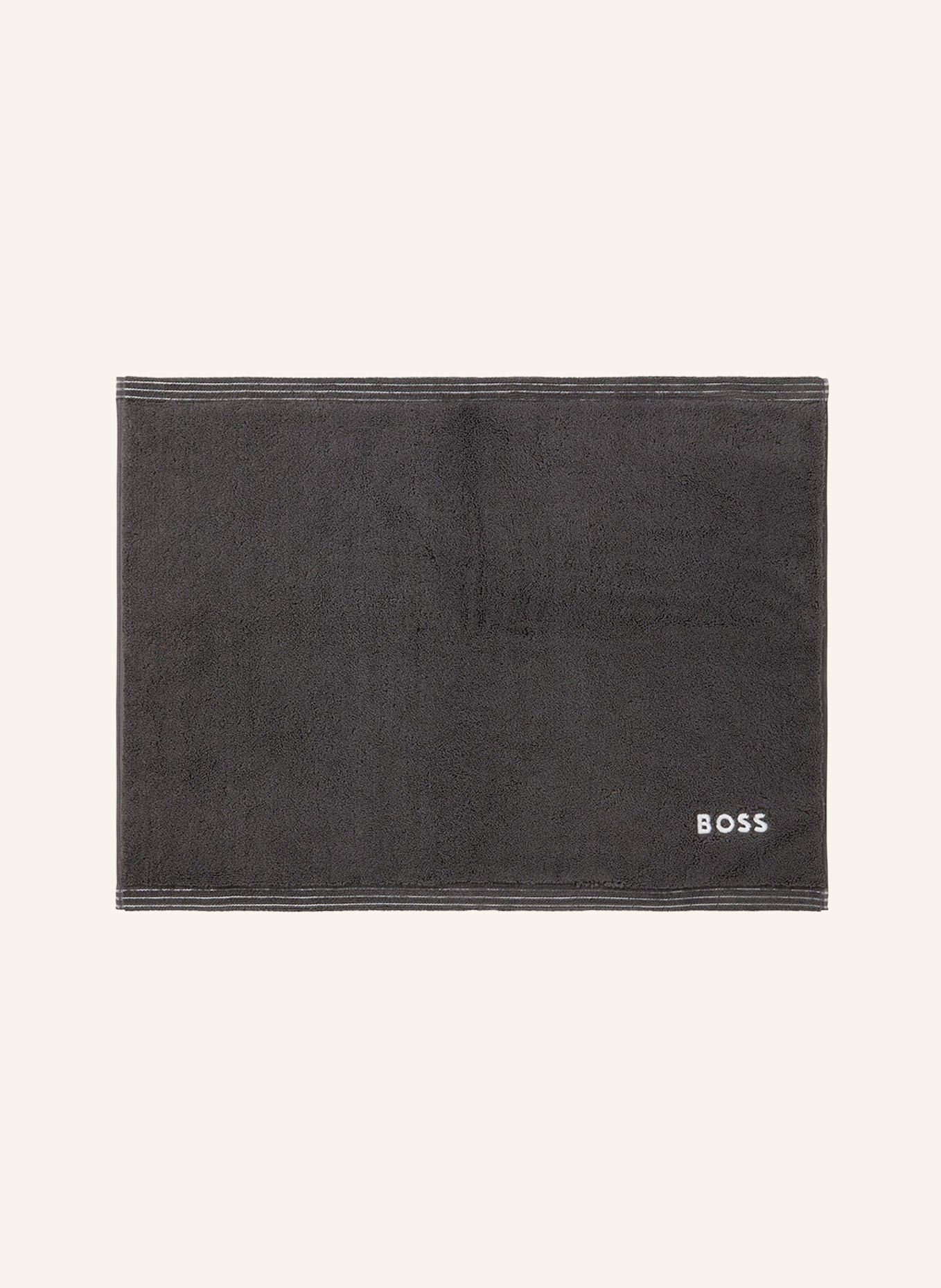 BOSS Badematte EDGE: DUNKELGRAU