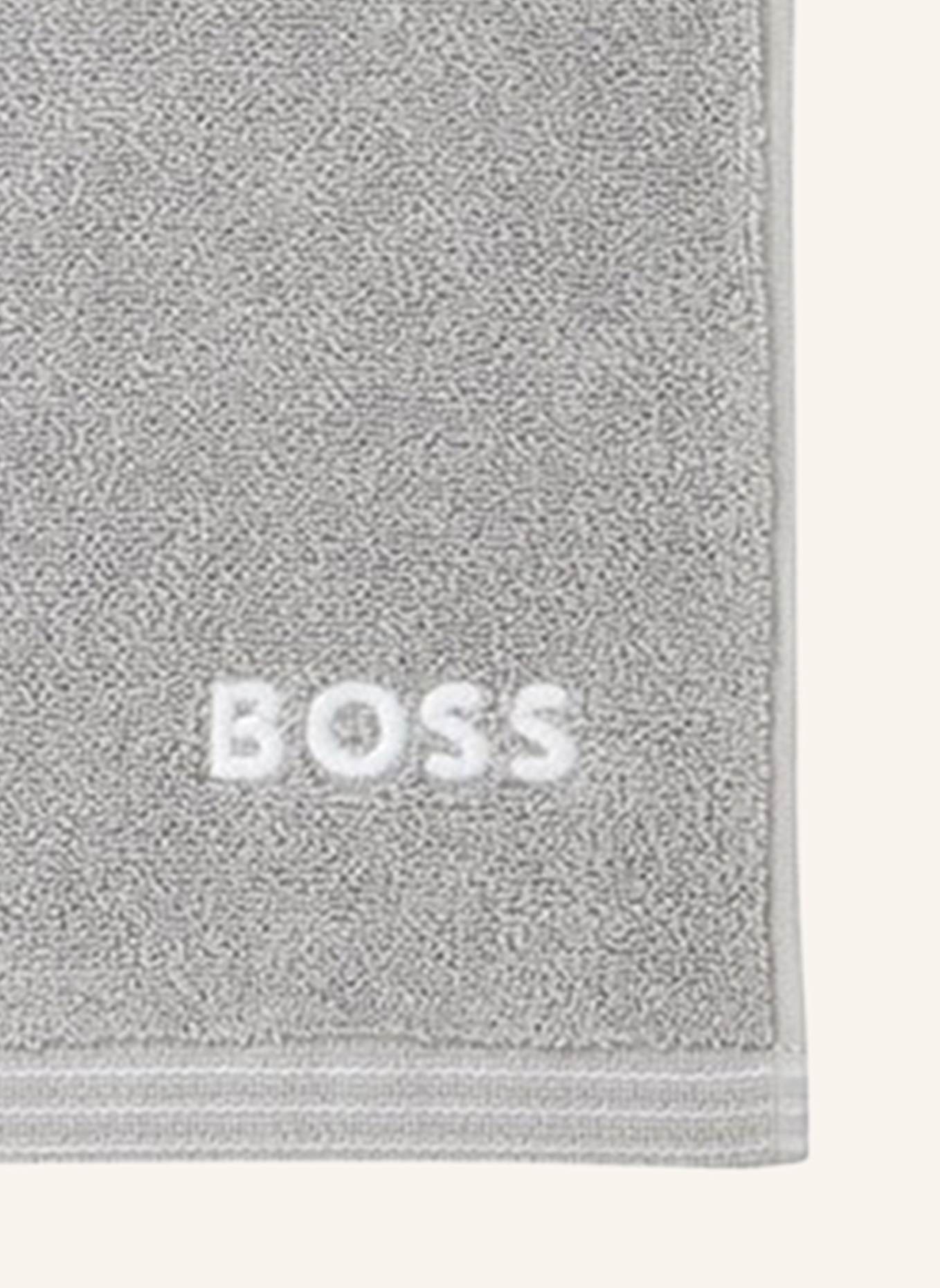 BOSS Badetuch EDGE: HELLGRAU
