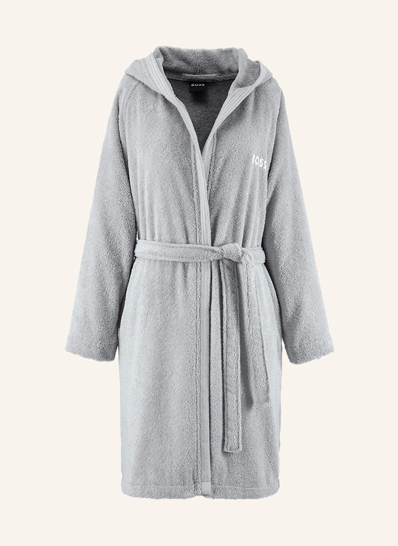 BOSS Bademantel EDGE: GRAU