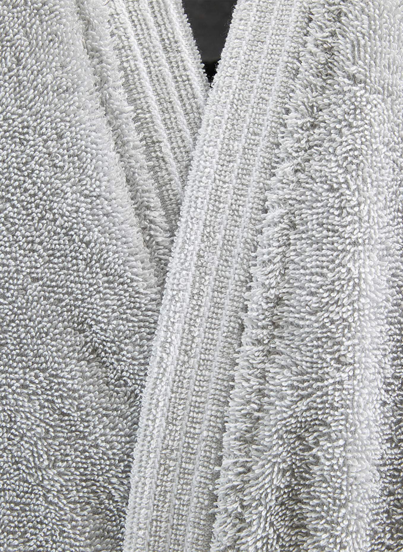 BOSS Bademantel EDGE: GRAU