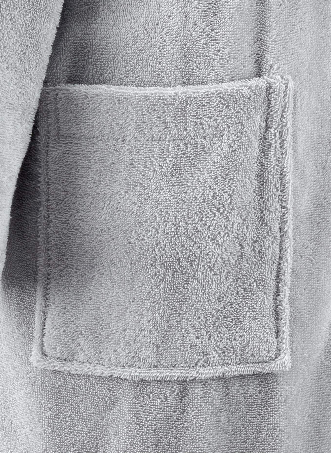 BOSS Bademantel EDGE: GRAU