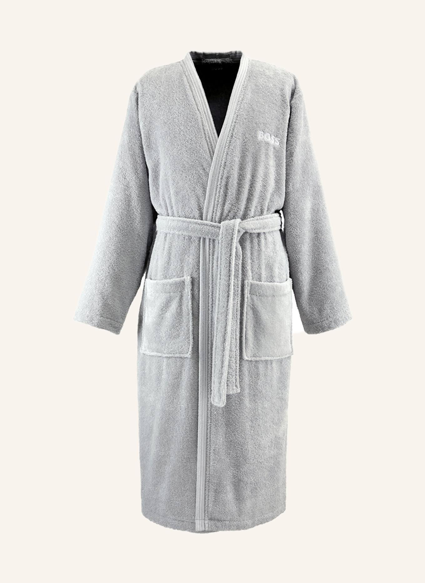 BOSS Bademantel EDGE: GRAU