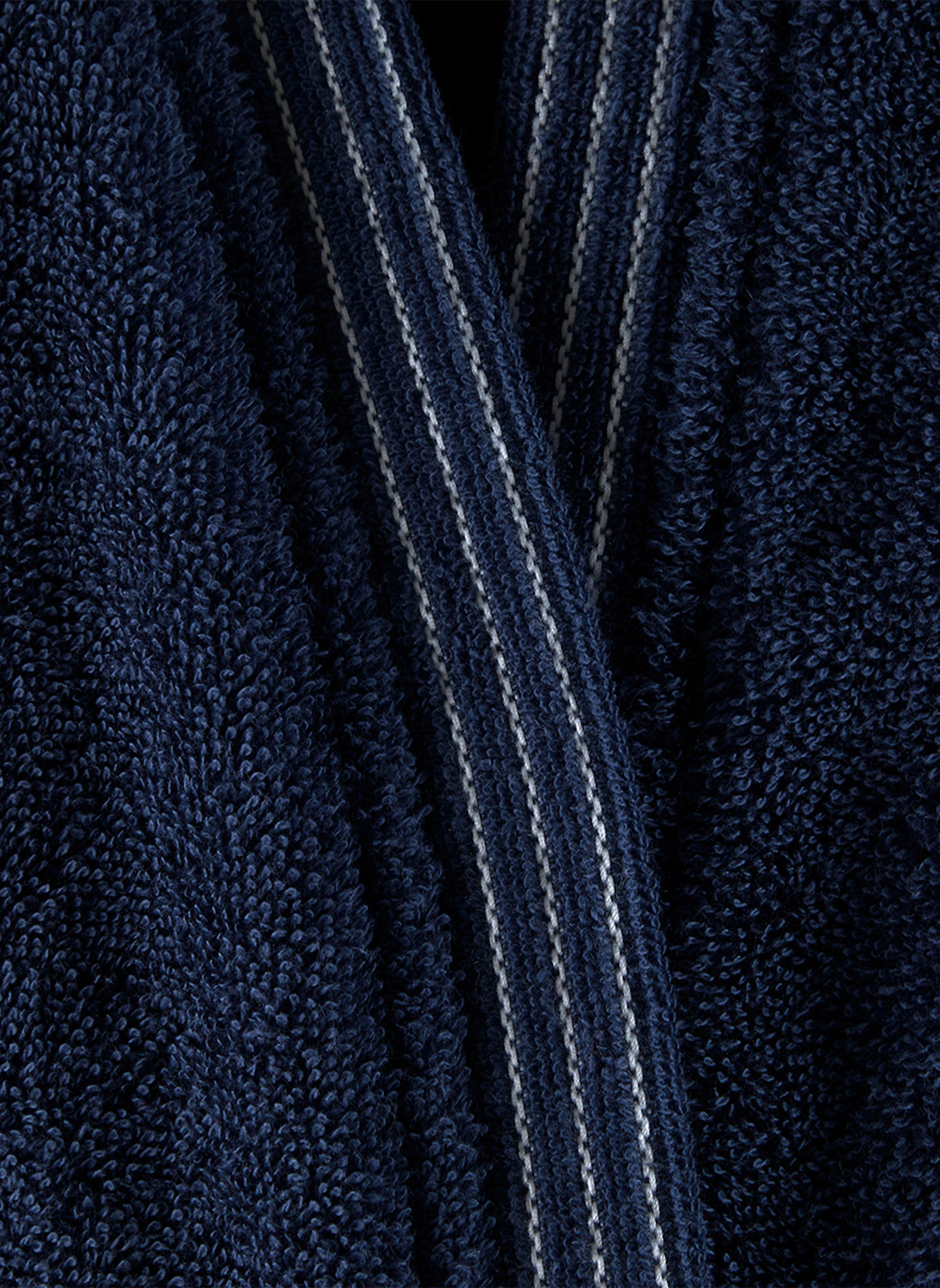 BOSS Bademantel EDGE: DUNKELBLAU