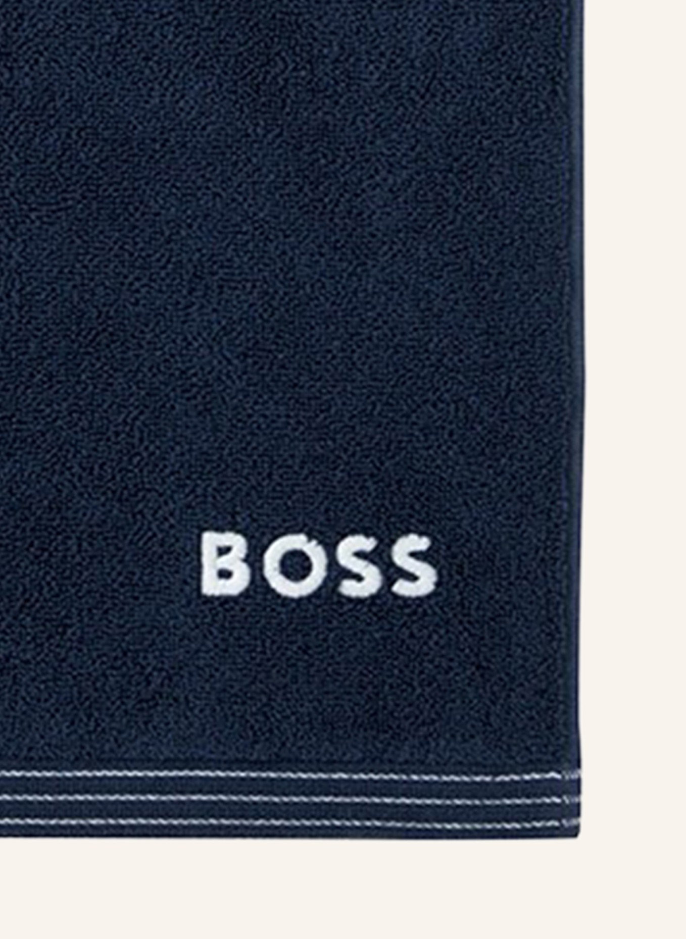 BOSS Handtuch EDGE: DUNKELBLAU