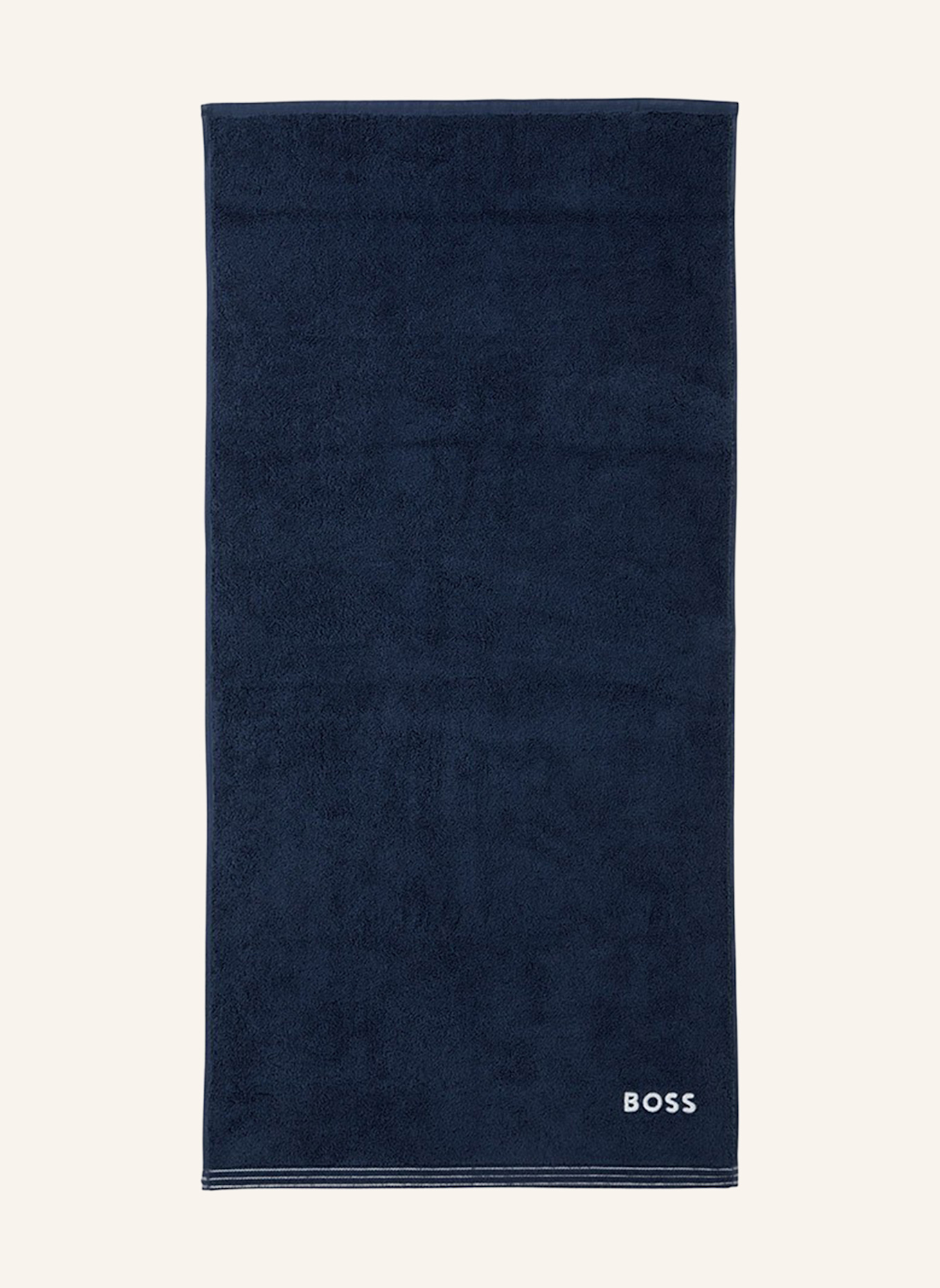 BOSS Handtuch EDGE: DUNKELBLAU