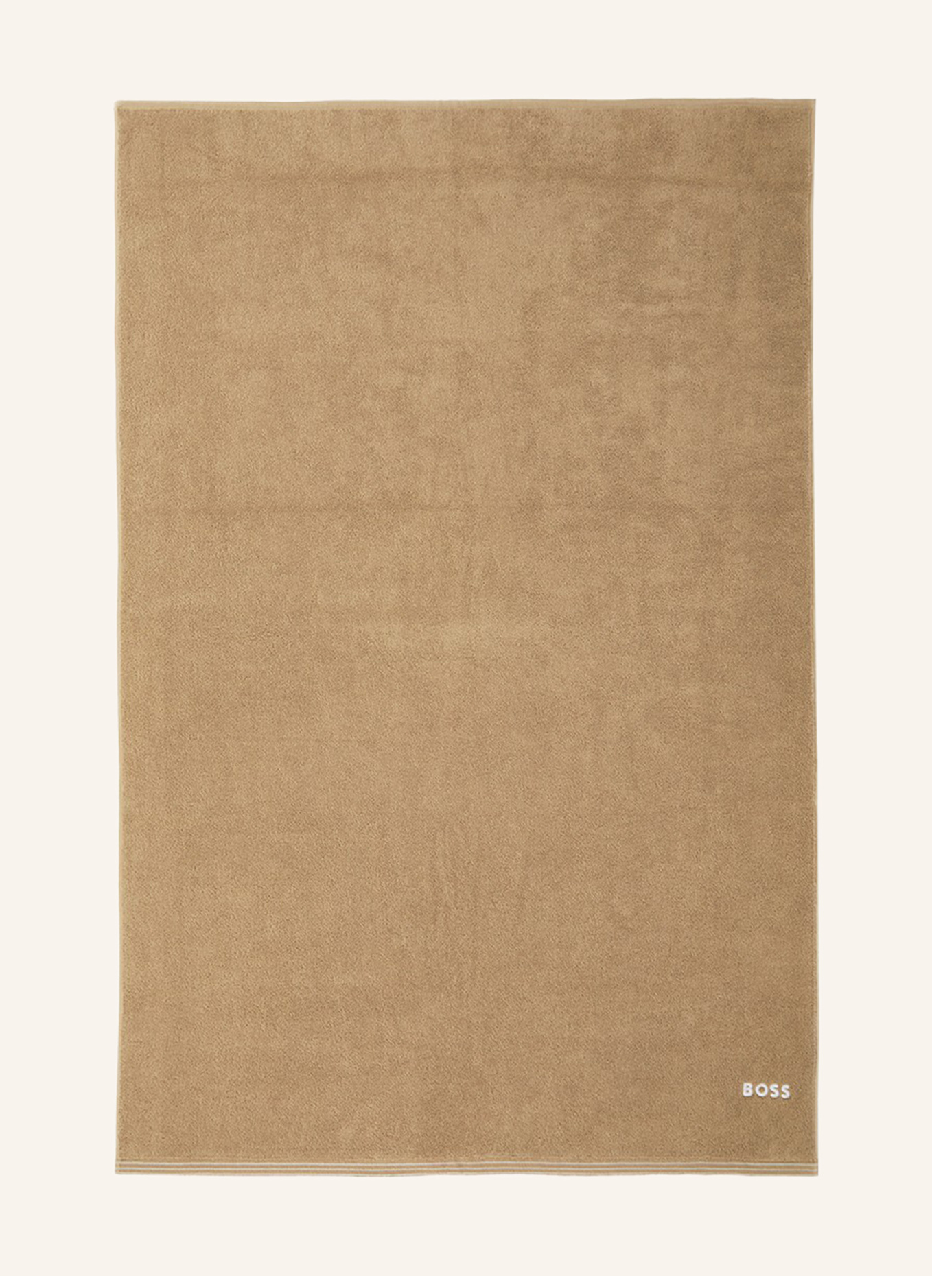 BOSS Badetuch EDGE: HELLBRAUN