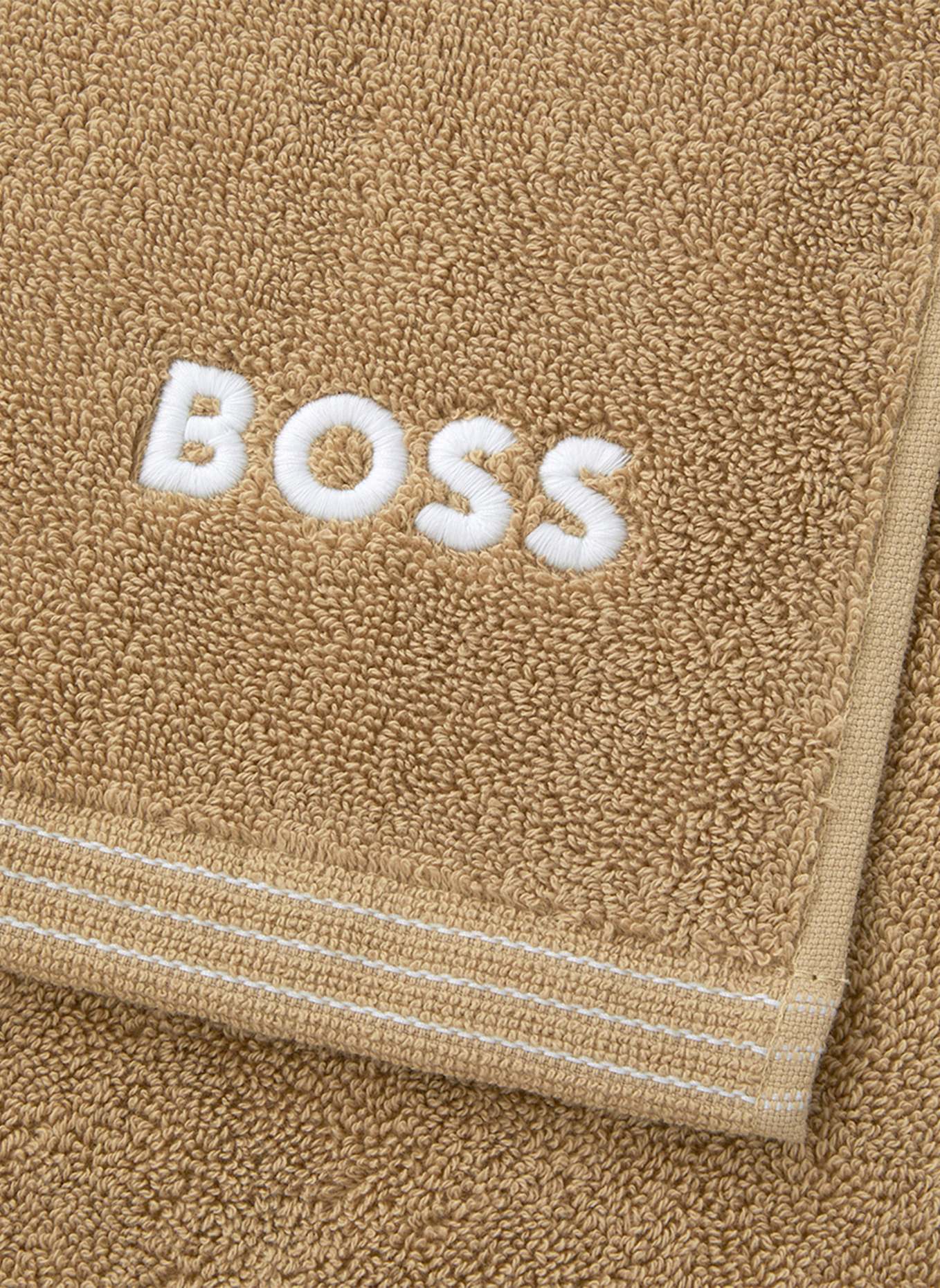 BOSS Duschtuch EDGE: HELLBRAUN