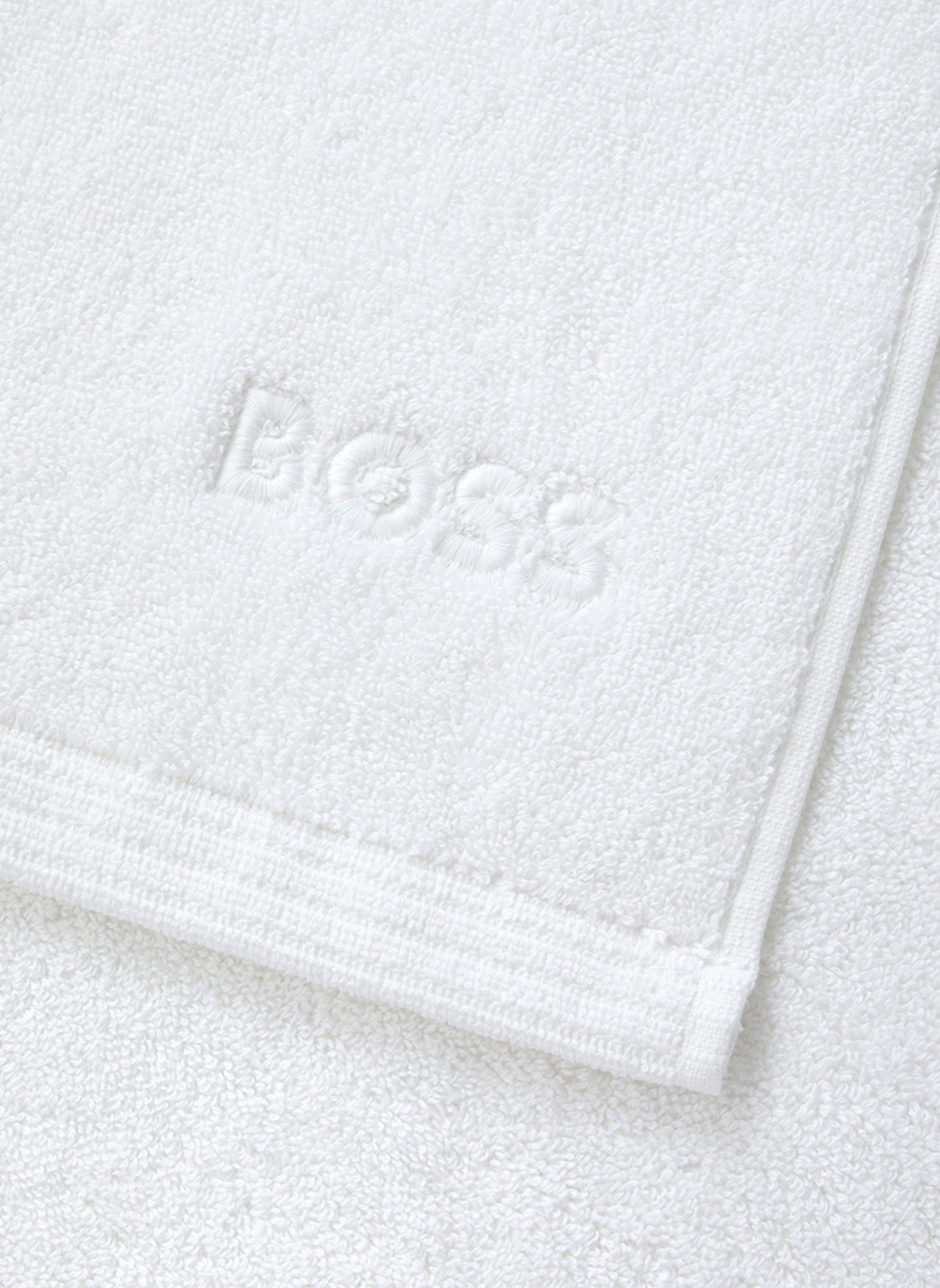 BOSS Duschtuch EDGE: WEISS