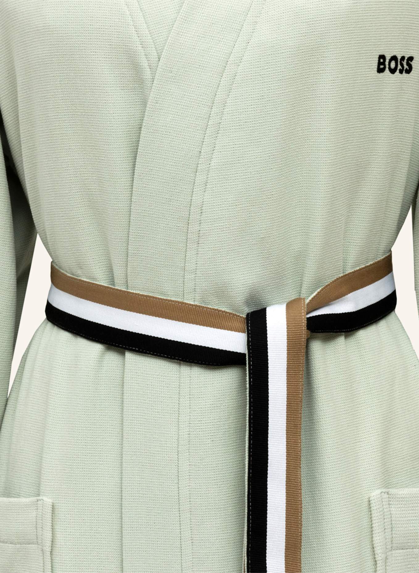 BOSS Bademantel BLINEA: GRÜN