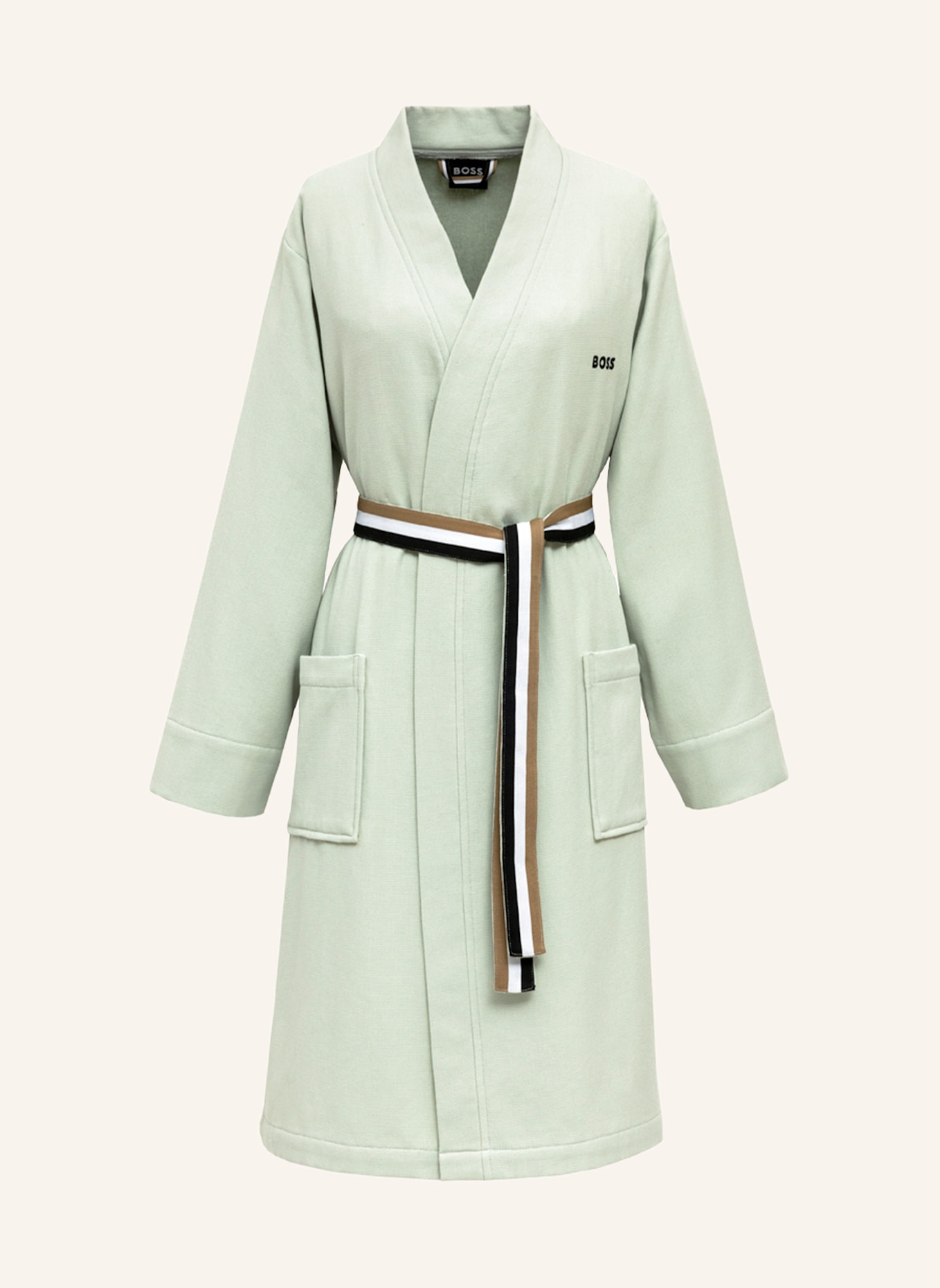 BOSS Bademantel BLINEA: GRÜN