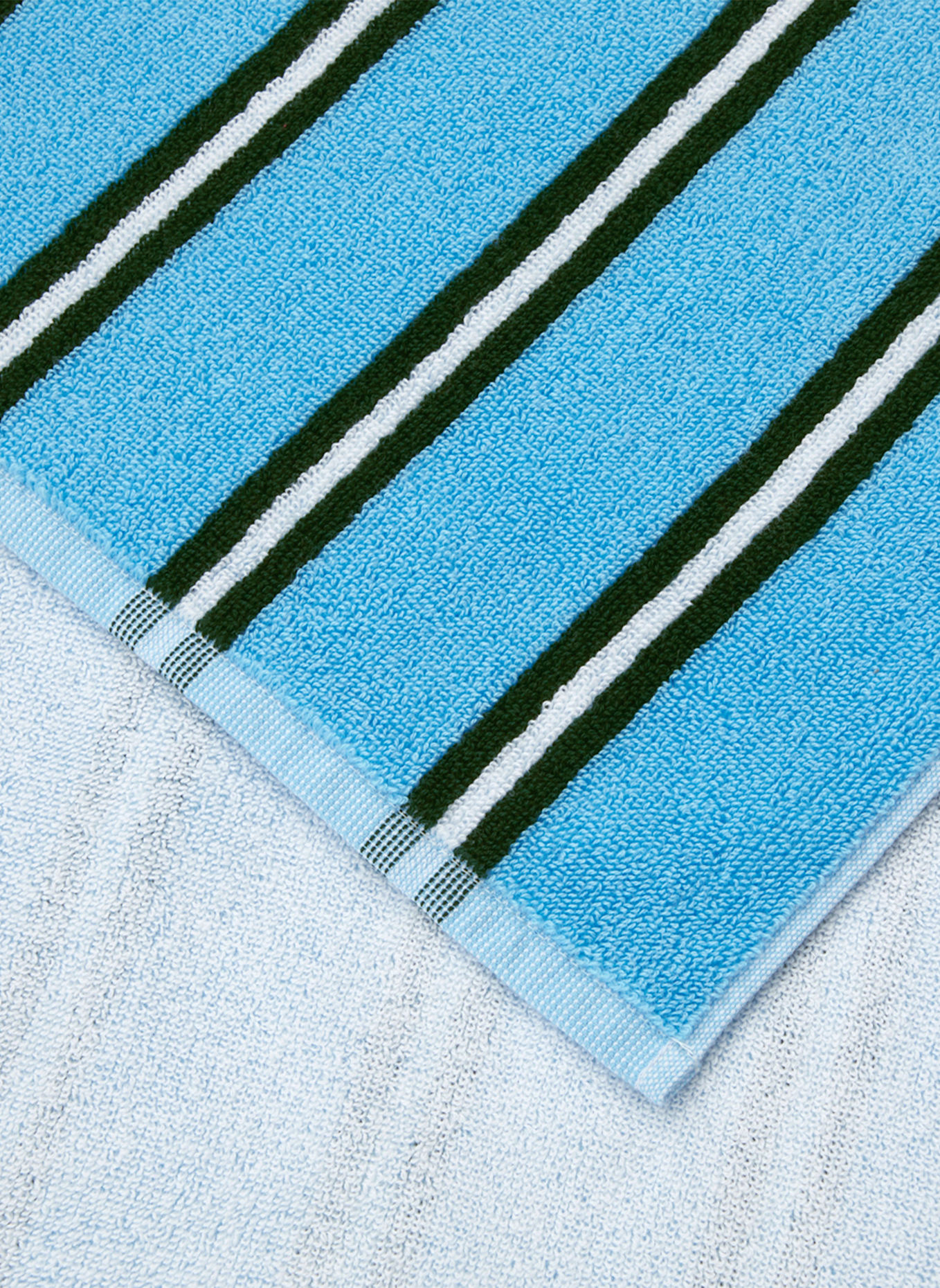 LACOSTE Strandtuch LSUNSTRI: BLAU