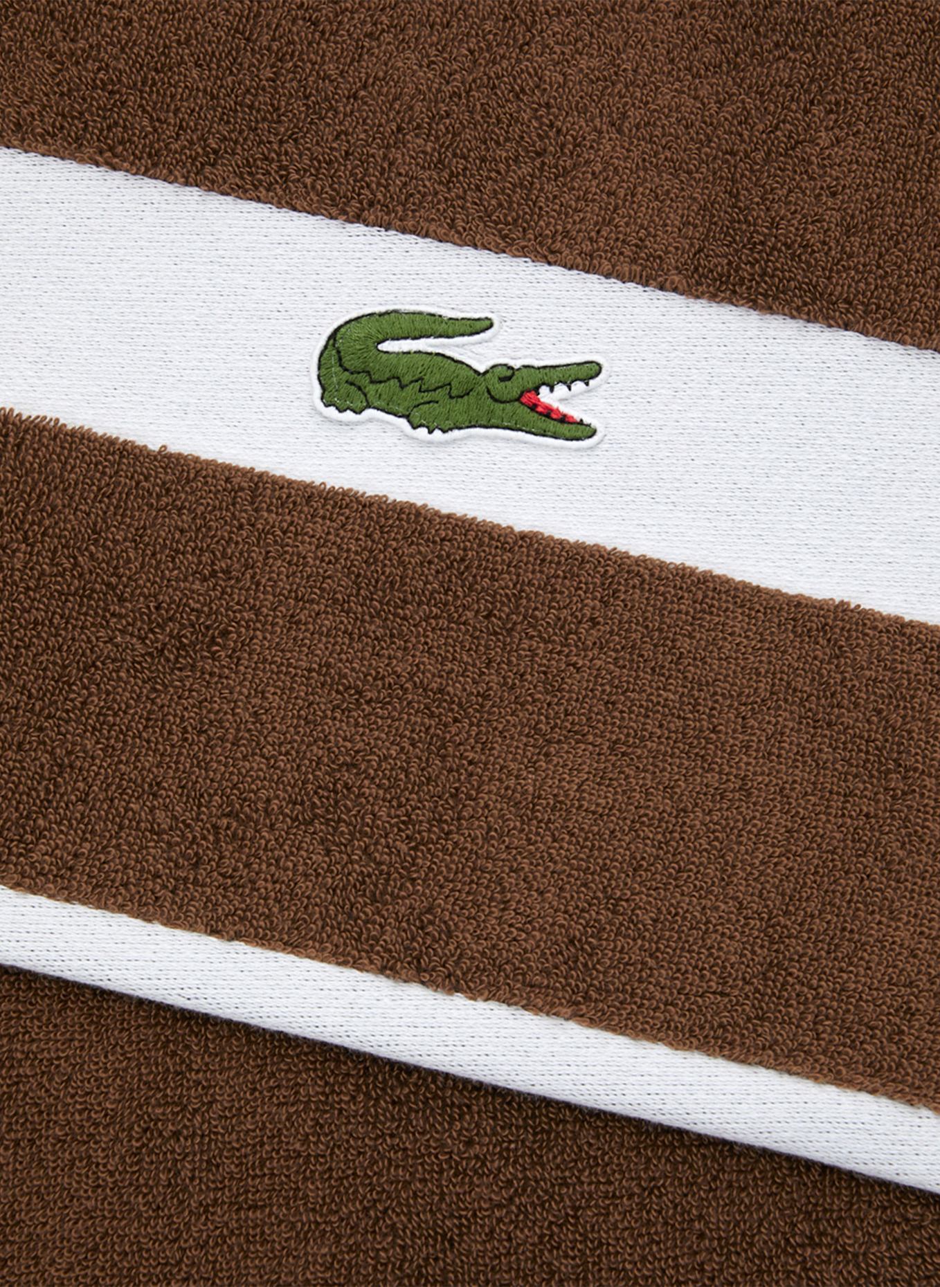 LACOSTE Duschtuch LCASUAL: HELLBRAUN