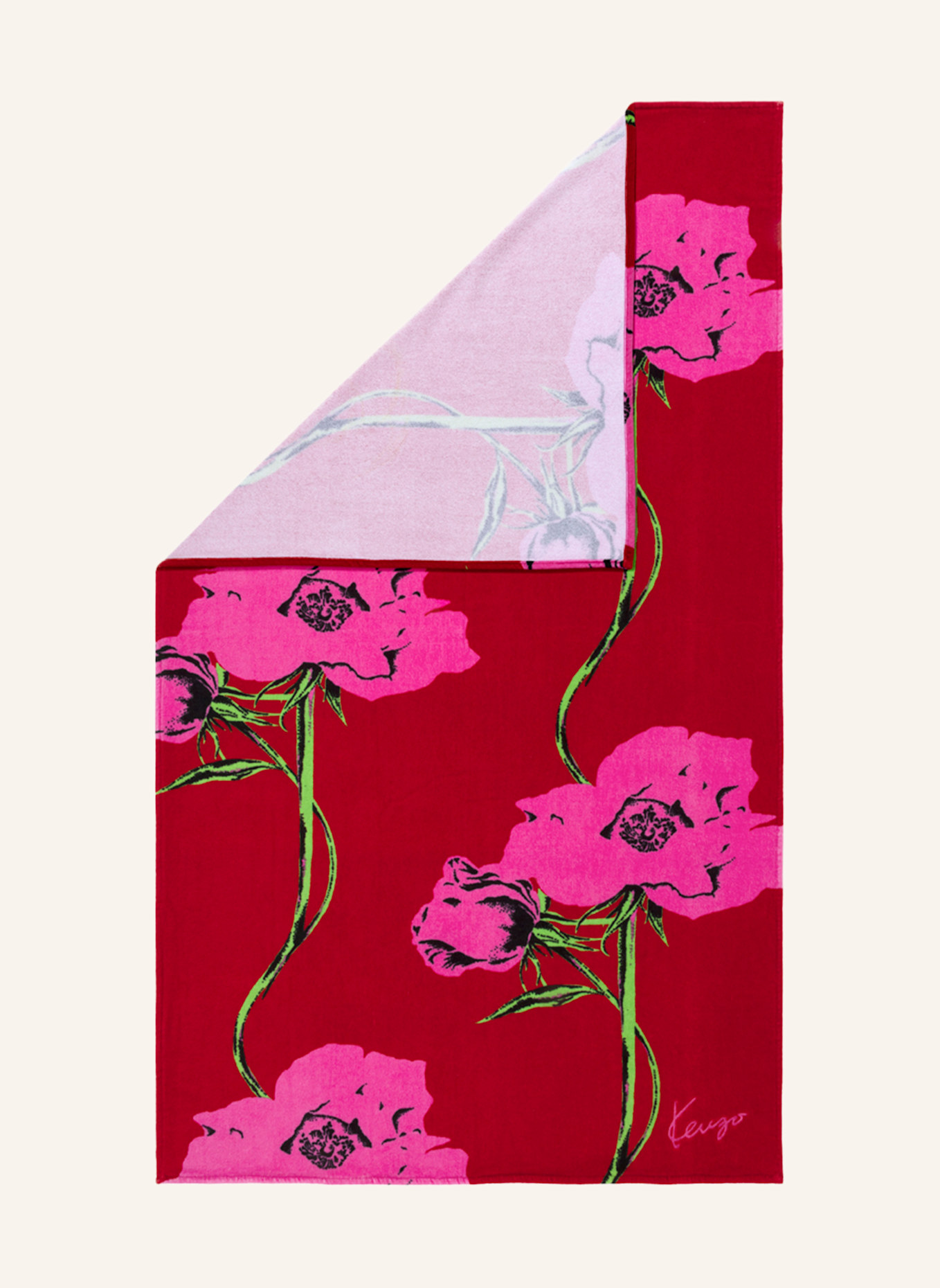 KENZO HOME Strandtuch KPOP: ROT