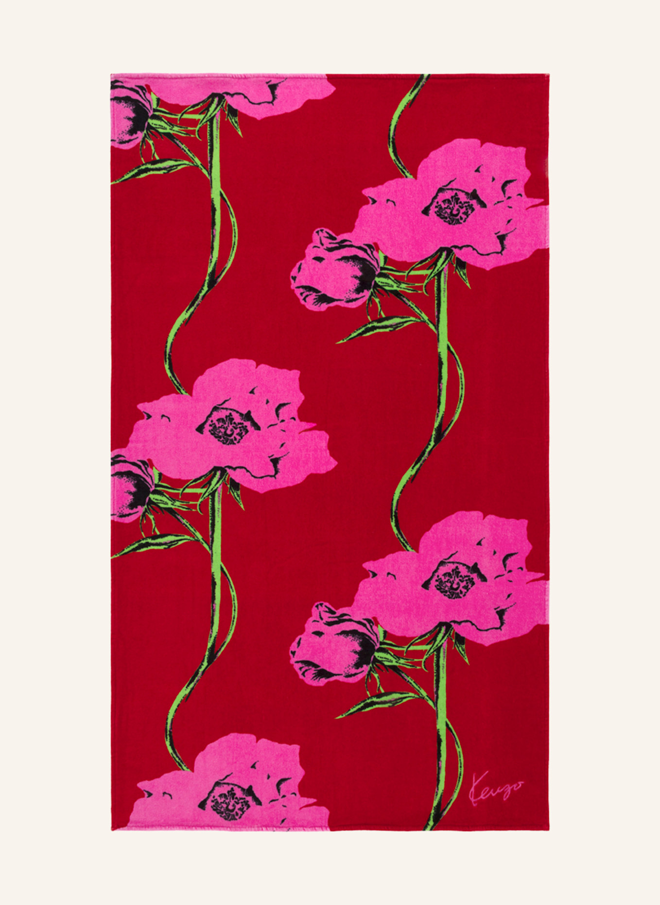 KENZO HOME Strandtuch KPOP: ROT