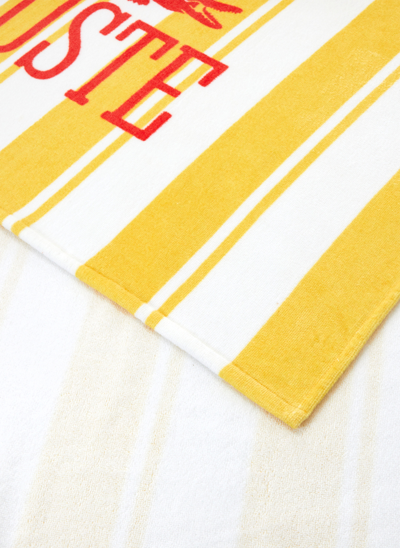 LACOSTE Strandtuch LFANCY: GELB