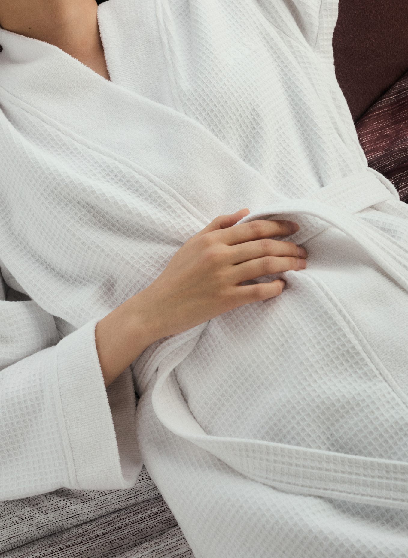 BOSS Bademantel ONSEN: WEISS