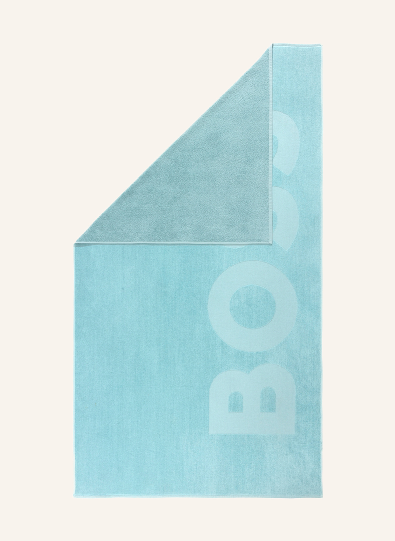 BOSS Strandtuch ZUMA: HELLBLAU