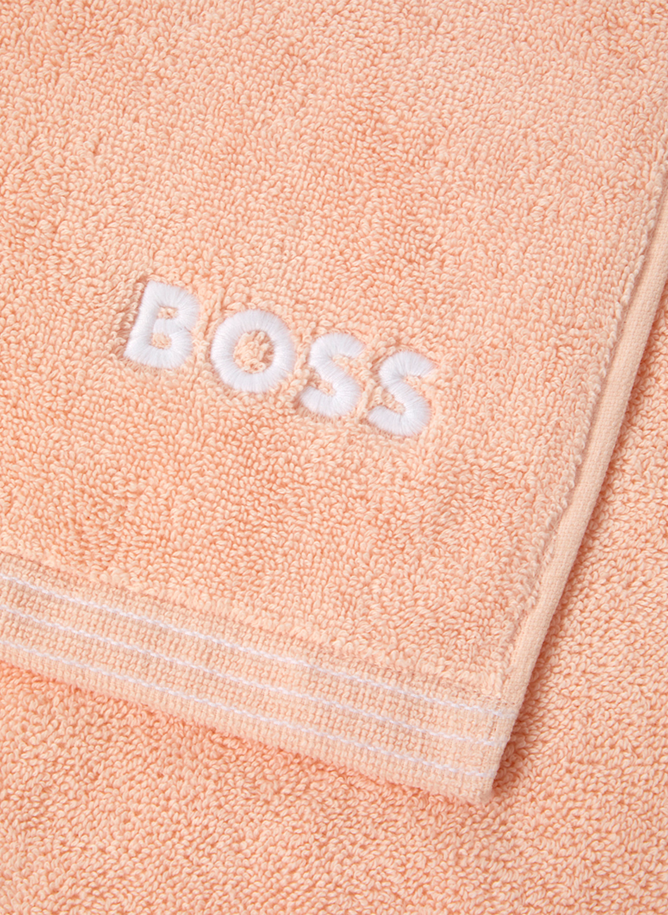 BOSS Gästetuch 2er Set EDGE: ROSÉ