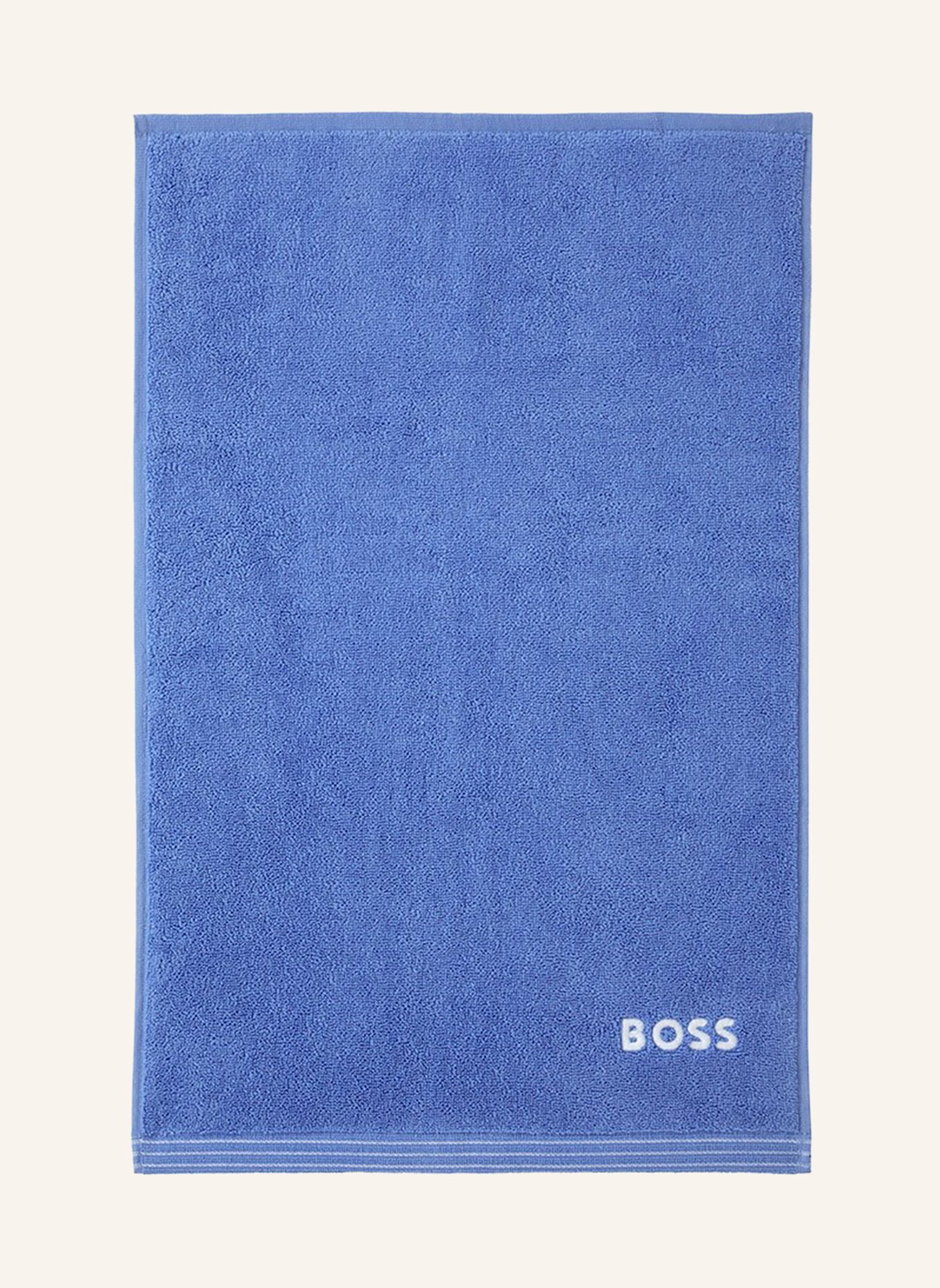 BOSS Gästetuch 2er Set EDGE: HELLBLAU