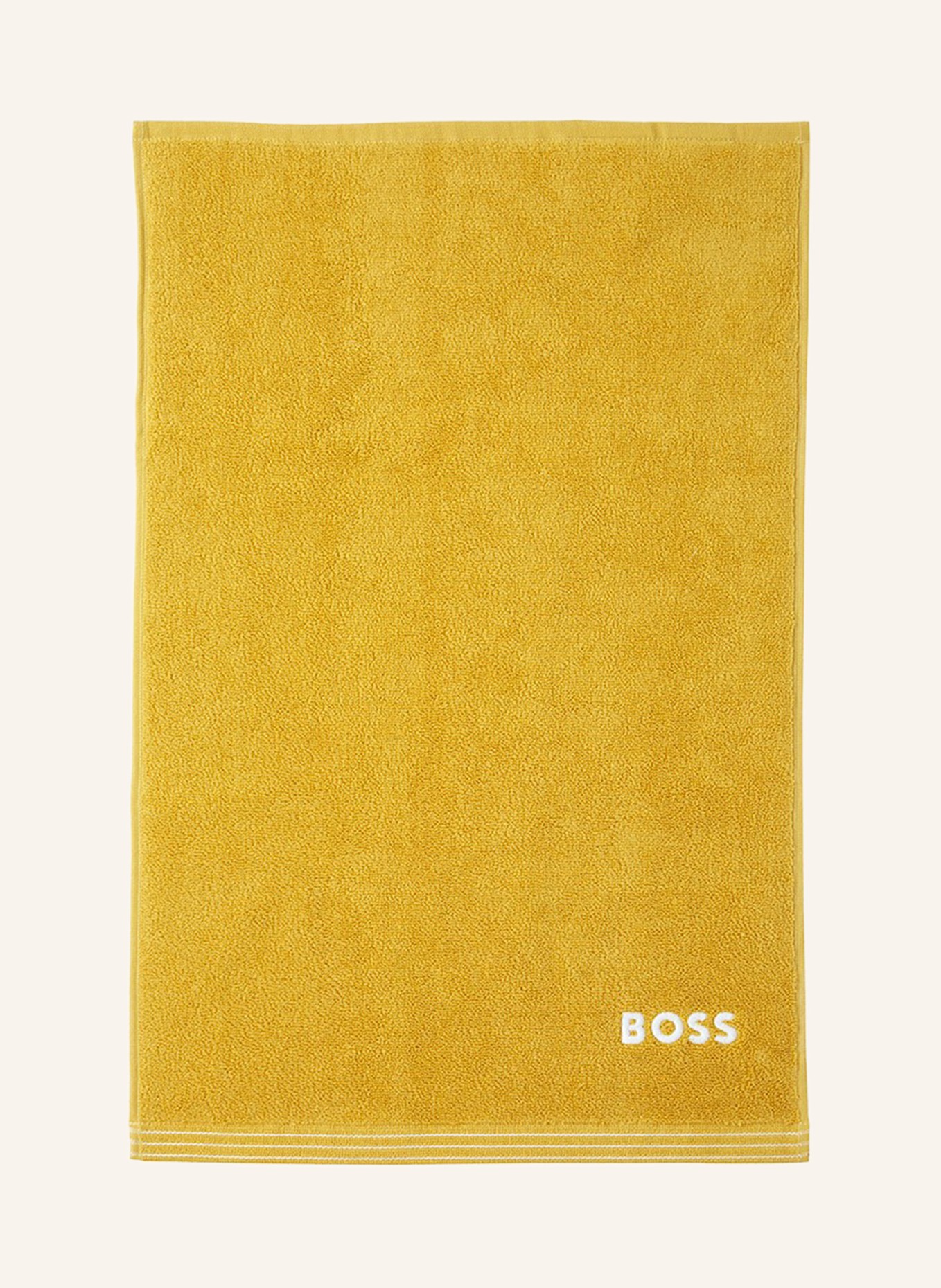 BOSS Gästetuch 2er Set EDGE: GELB