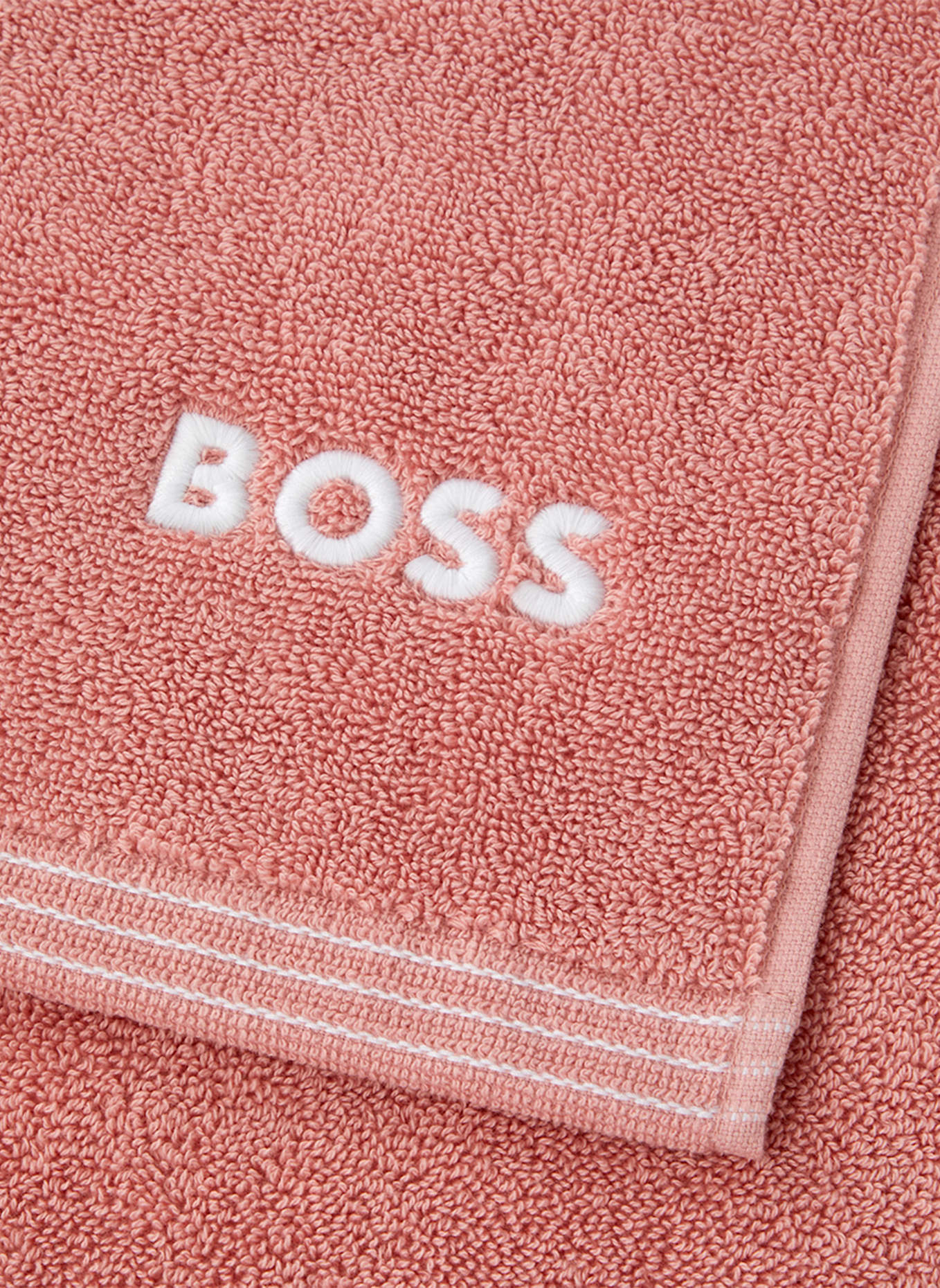 BOSS Gästetuch 2er Set EDGE: ROSA
