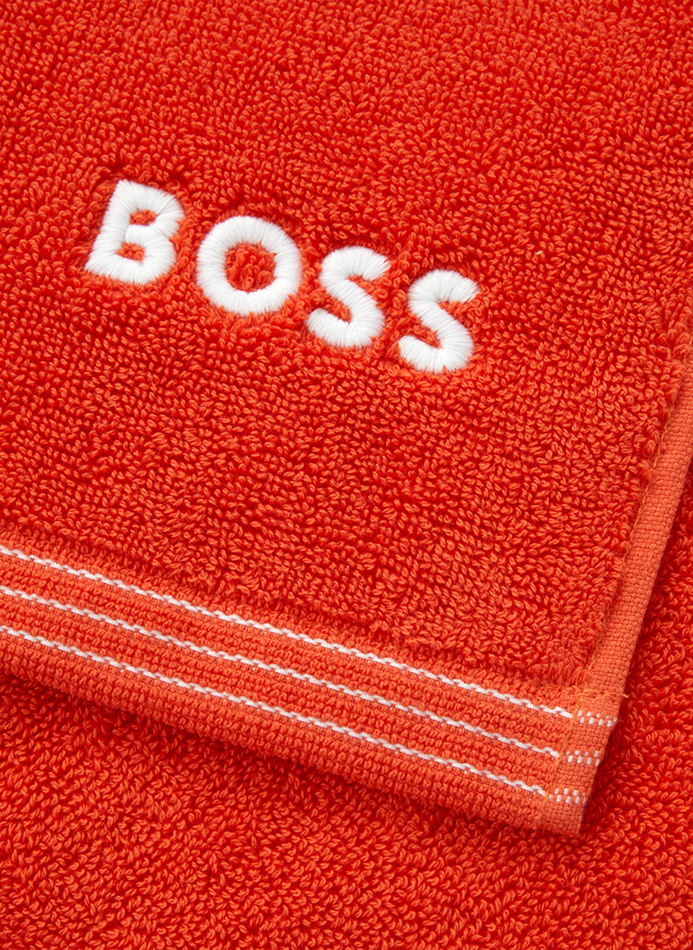 BOSS Gästetuch 2er Set EDGE: ROT