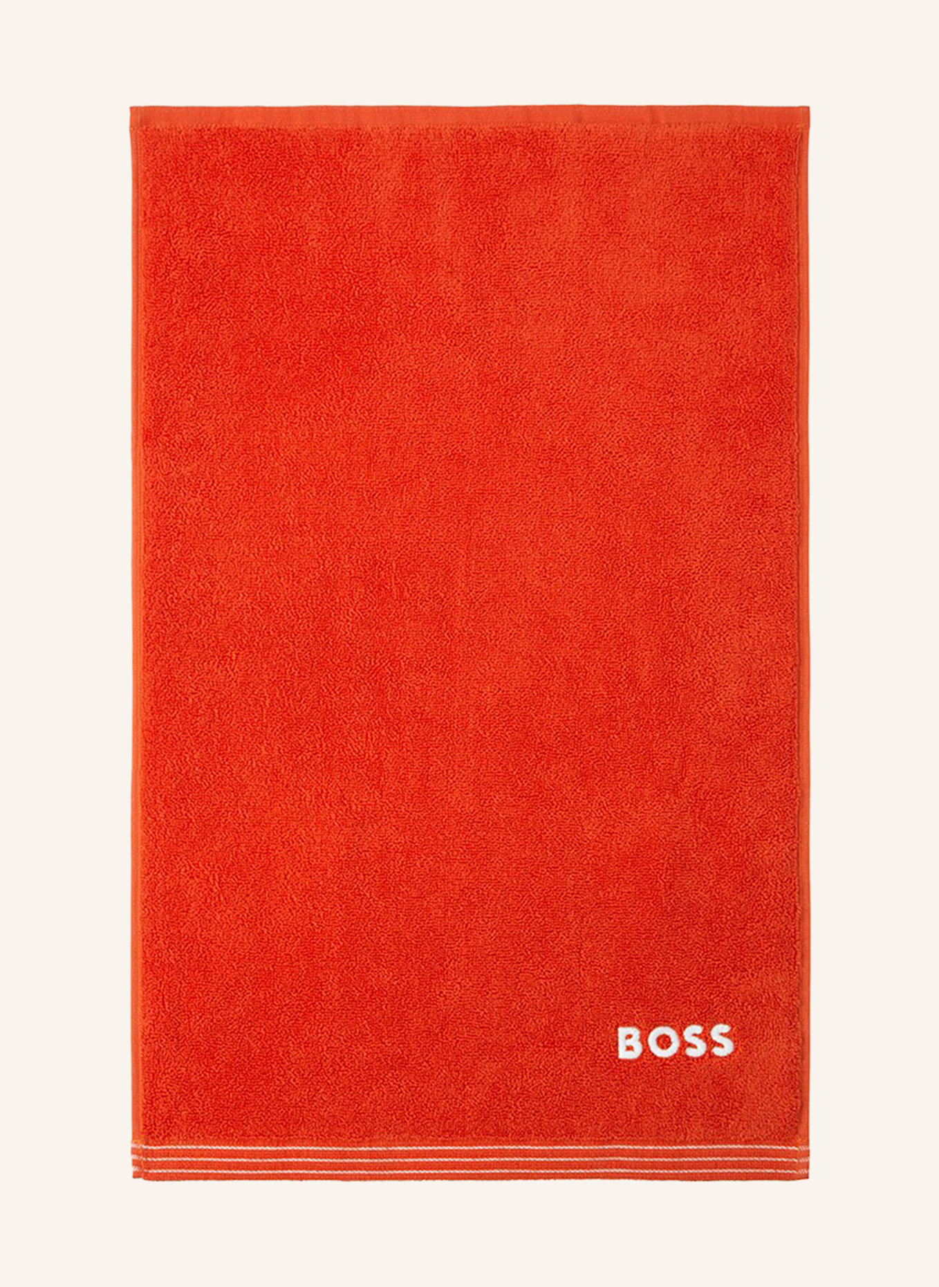 BOSS Gästetuch 2er Set EDGE: ROT