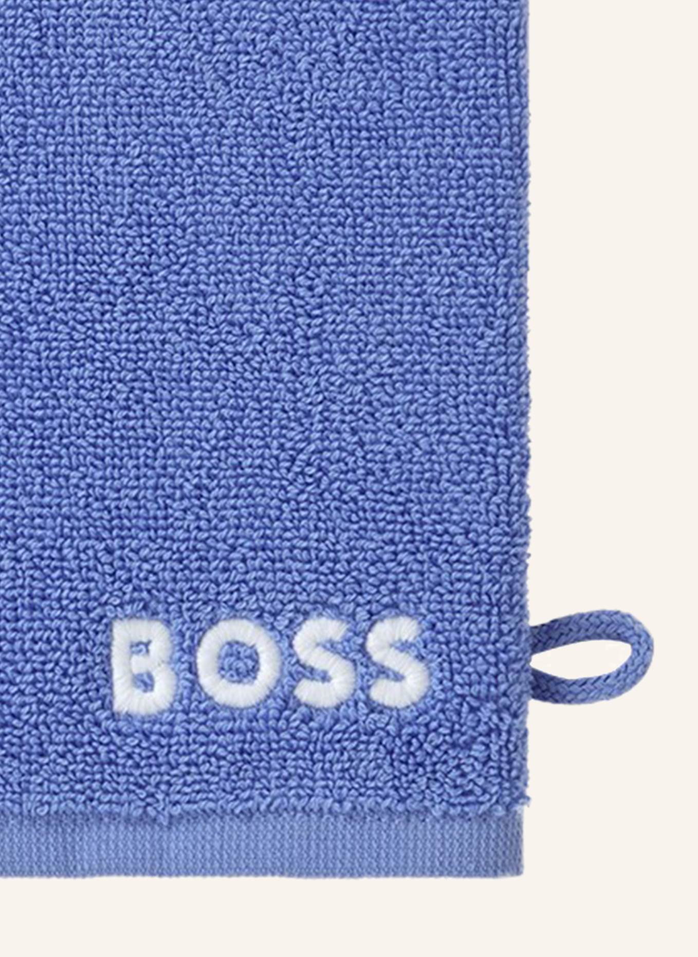 BOSS Waschhandschuh 4er Set EDGE: HELLBLAU