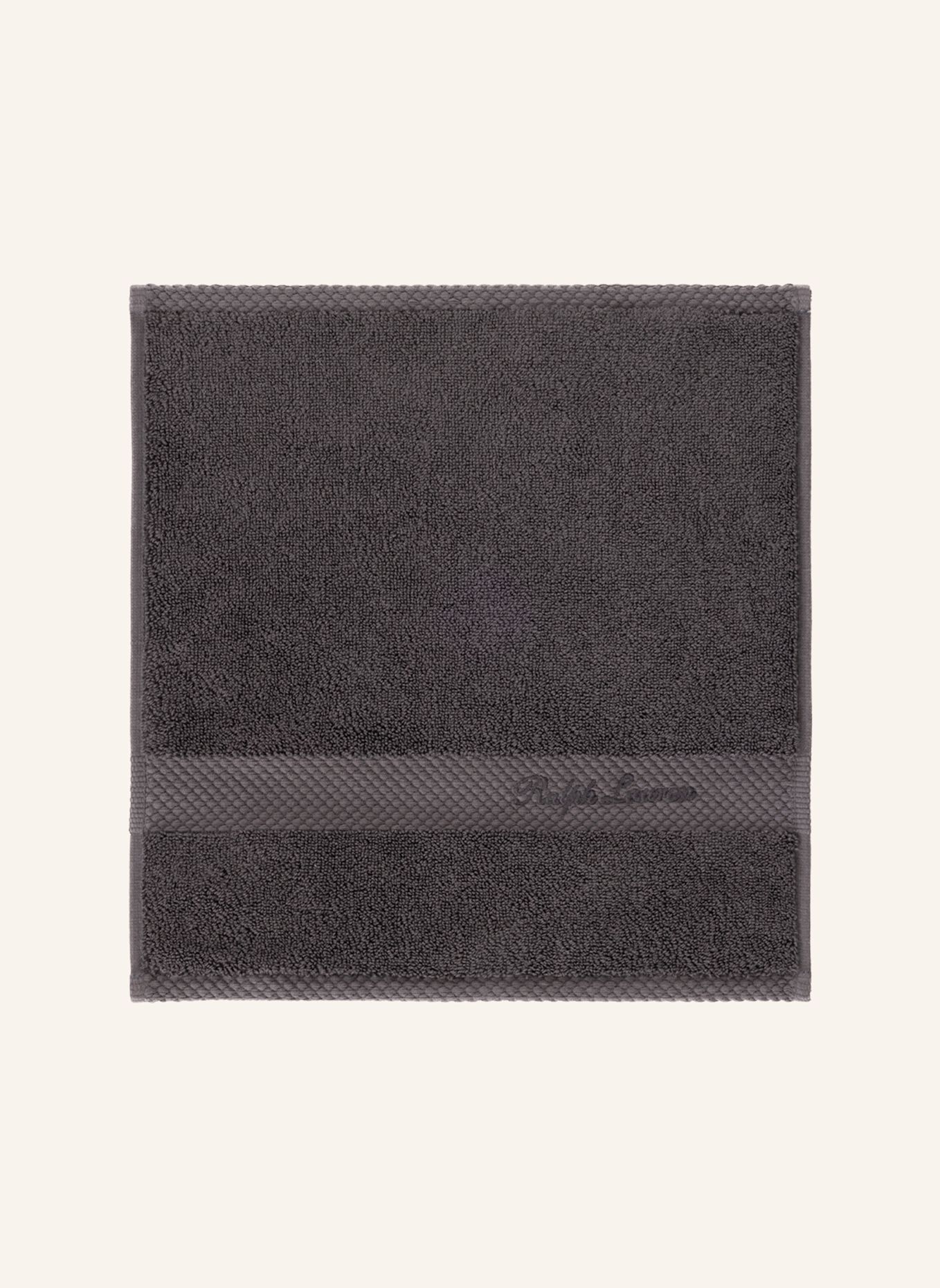 RALPH LAUREN HOME Waschlappen 4er Set DULANEY: DUNKELGRAU