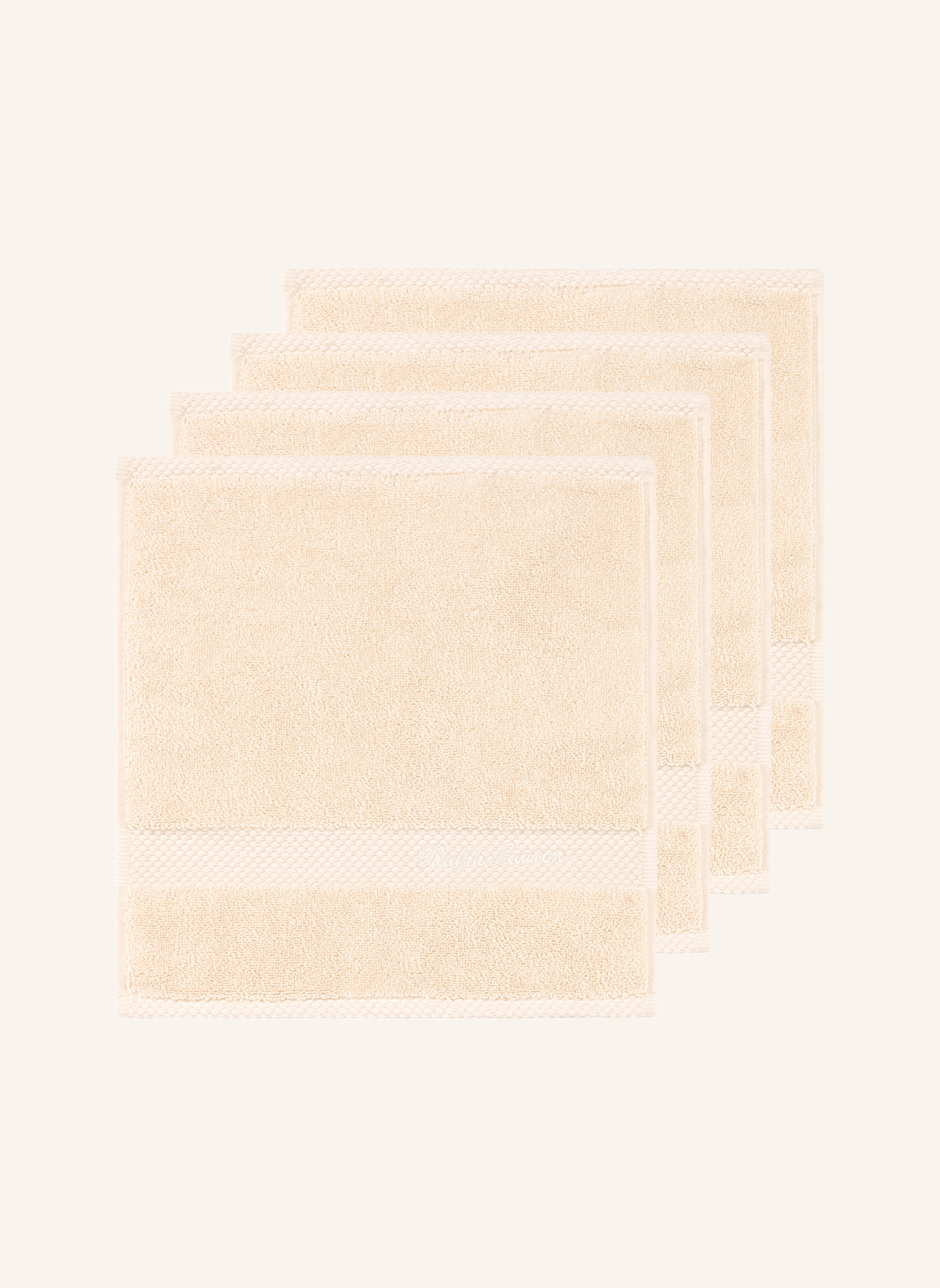RALPH LAUREN HOME Waschlappen 4er Set DULANEY: CREME