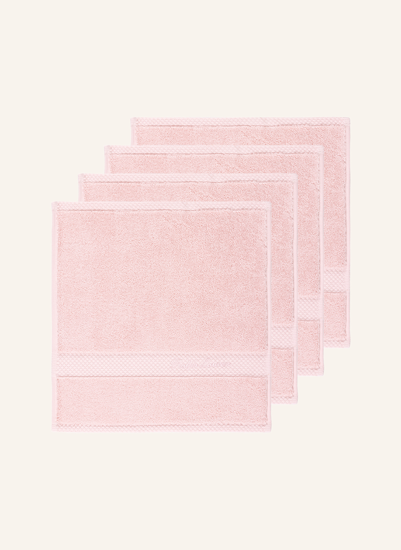 RALPH LAUREN HOME Waschlappen 4er Set DULANEY: ROSÉ