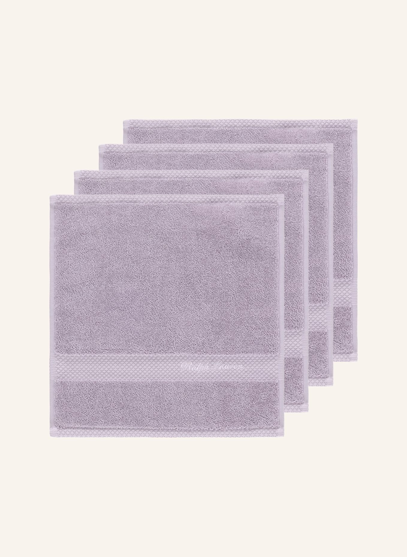 RALPH LAUREN HOME Waschlappen 4er Set DULANEY: HELLLILA