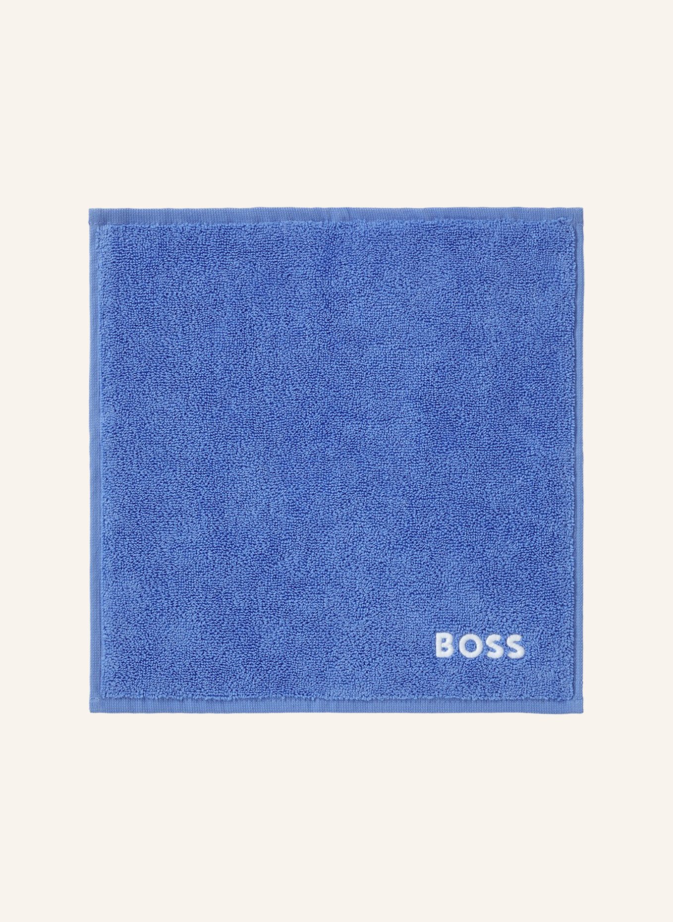 BOSS Waschlappen 4er Set EDGE: HELLBLAU