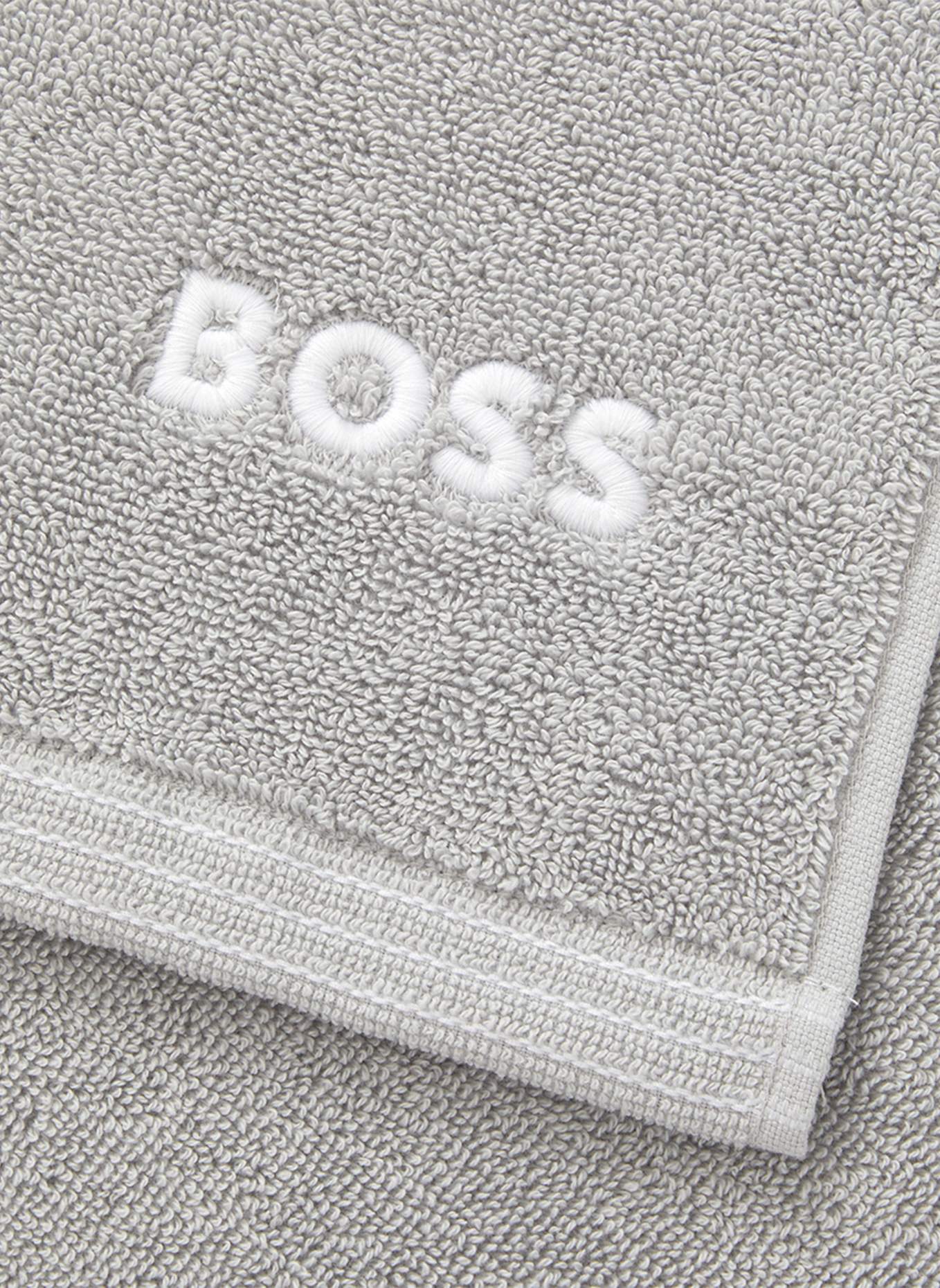 BOSS Waschlappen 4er Set EDGE: HELLGRAU