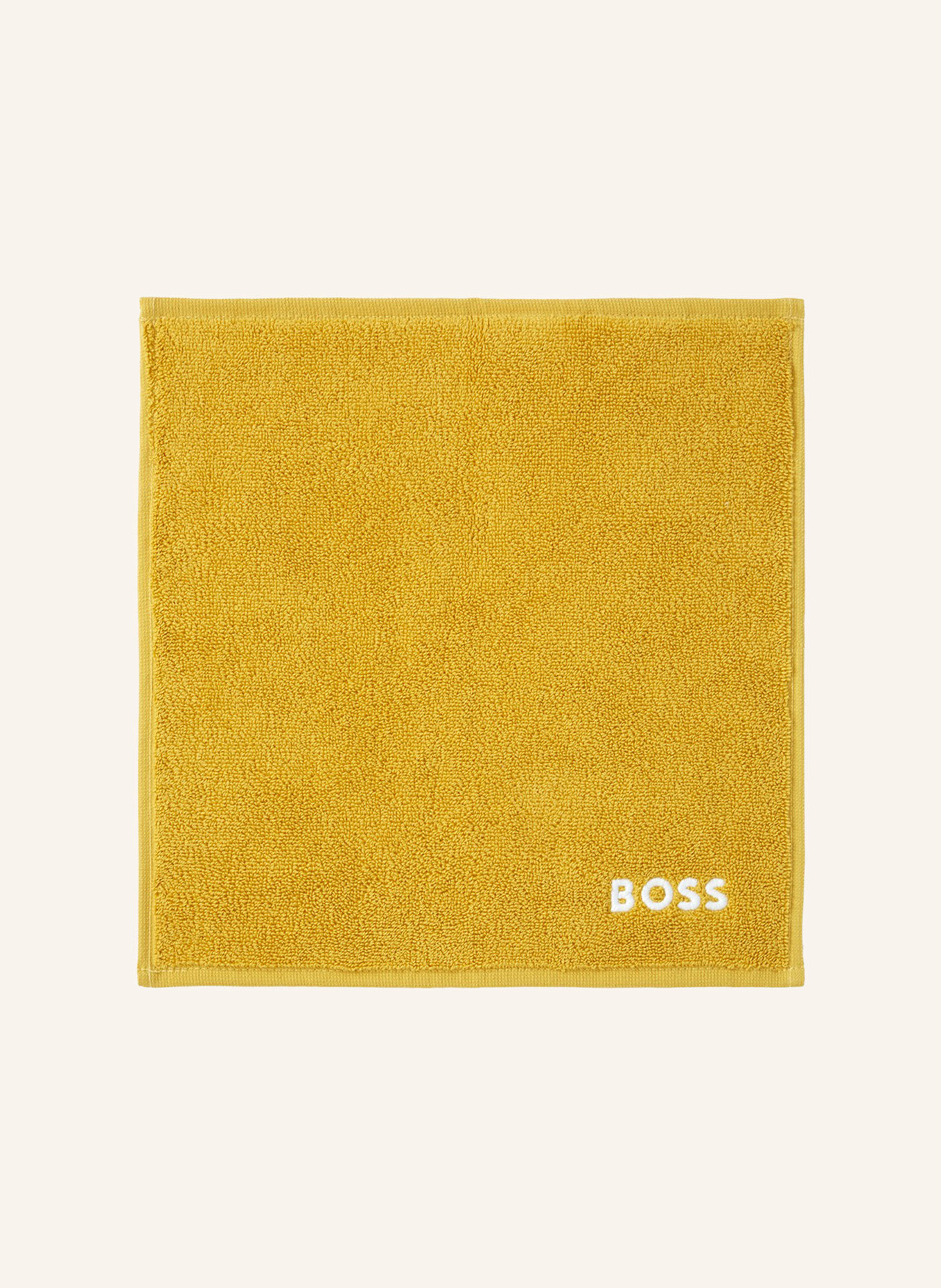 BOSS Waschlappen 4er Set EDGE: GELB