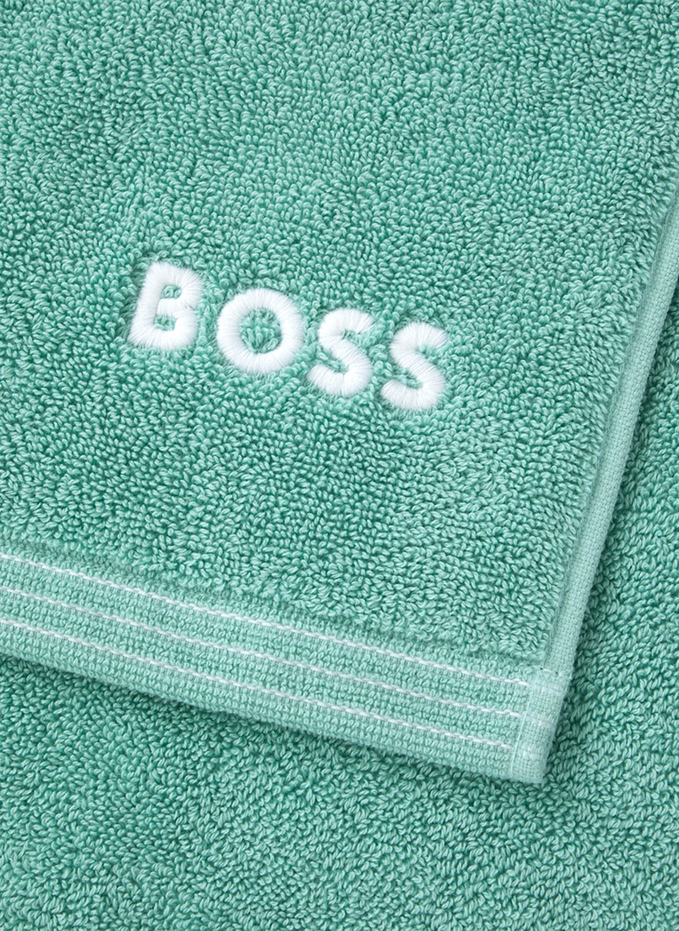 BOSS Waschlappen 4er Set EDGE: HELLGRÜN