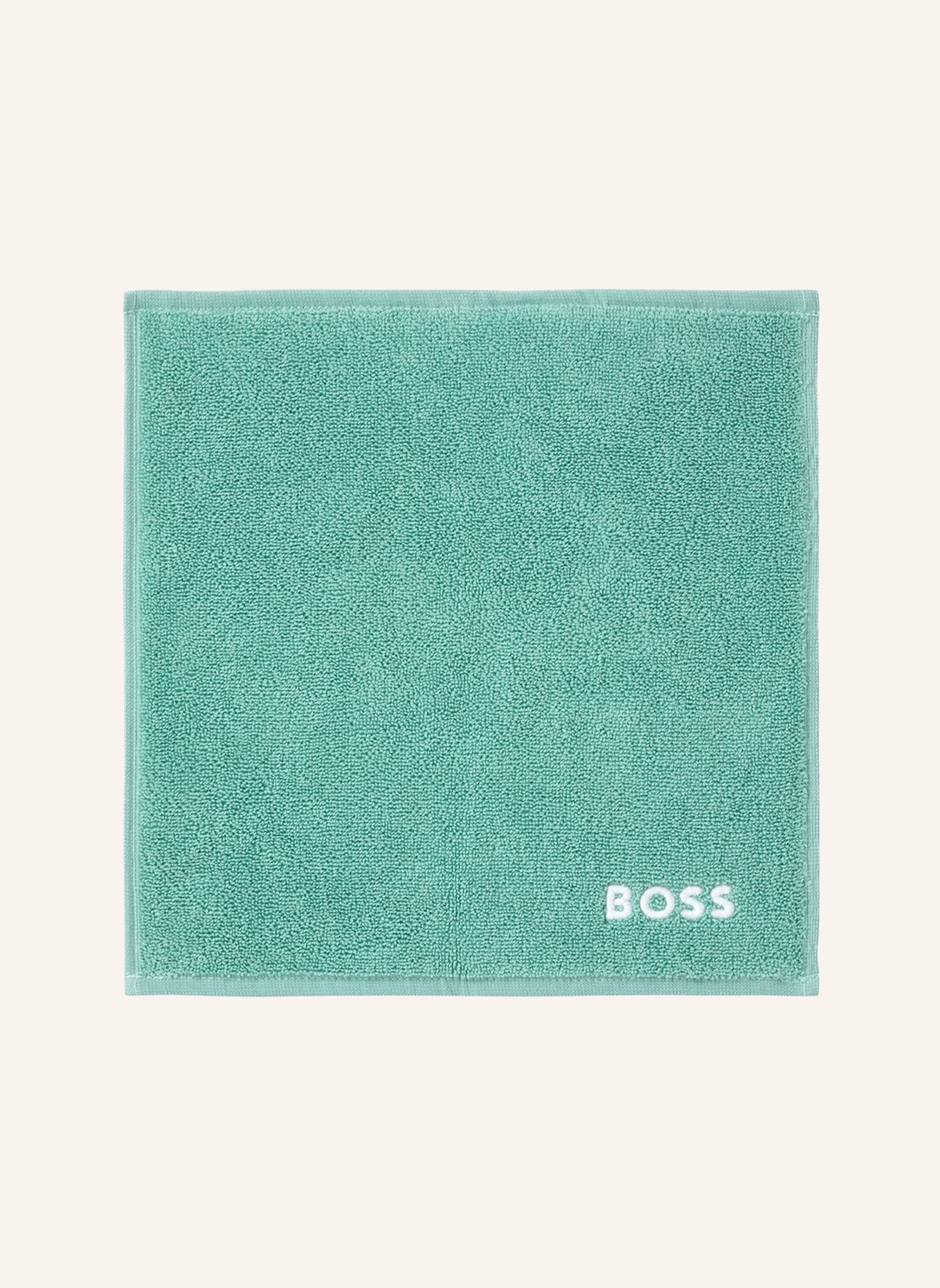 BOSS Waschlappen 4er Set EDGE: HELLGRÜN