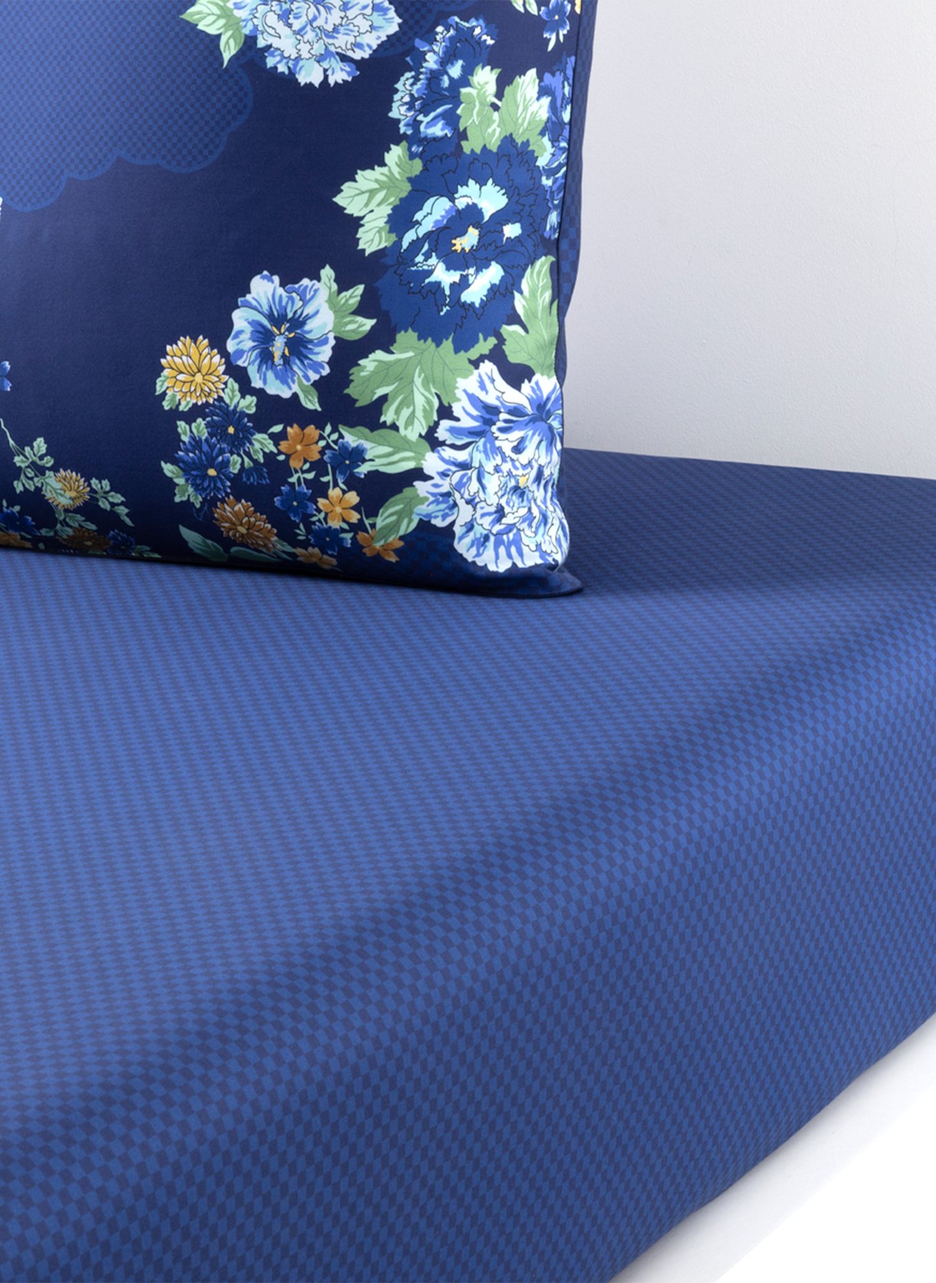 KENZO HOME Bettwäsche Set KDAHLIA: BLAU