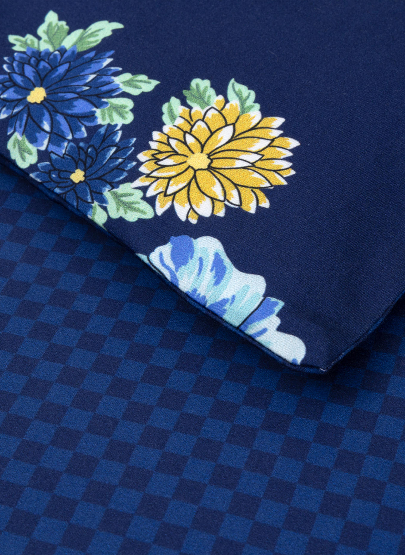 KENZO HOME Bettwäsche Set KDAHLIA: BLAU