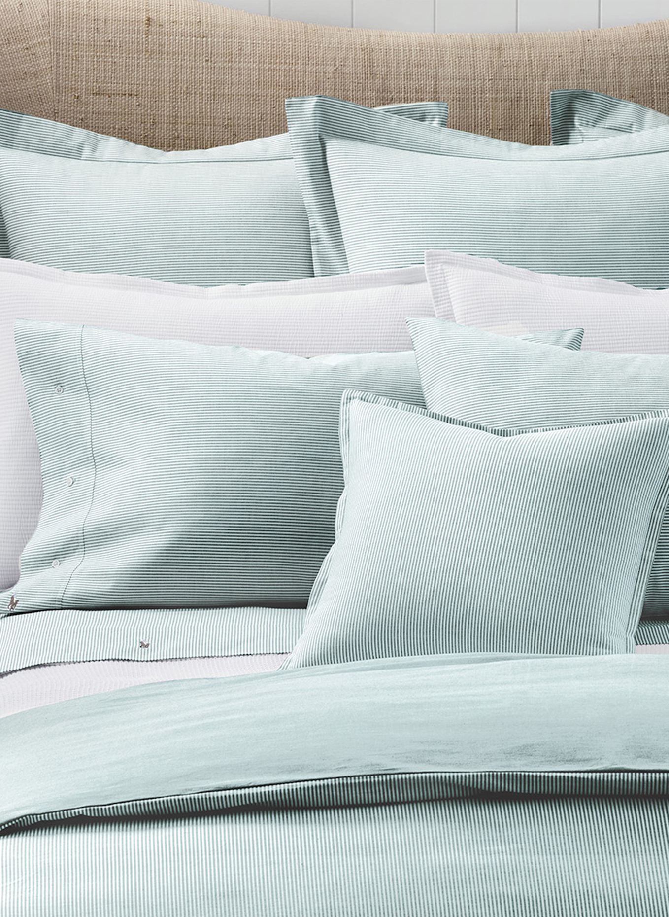 RALPH LAUREN HOME Bettwäsche Set OXFORD: DUNKELGRÜN