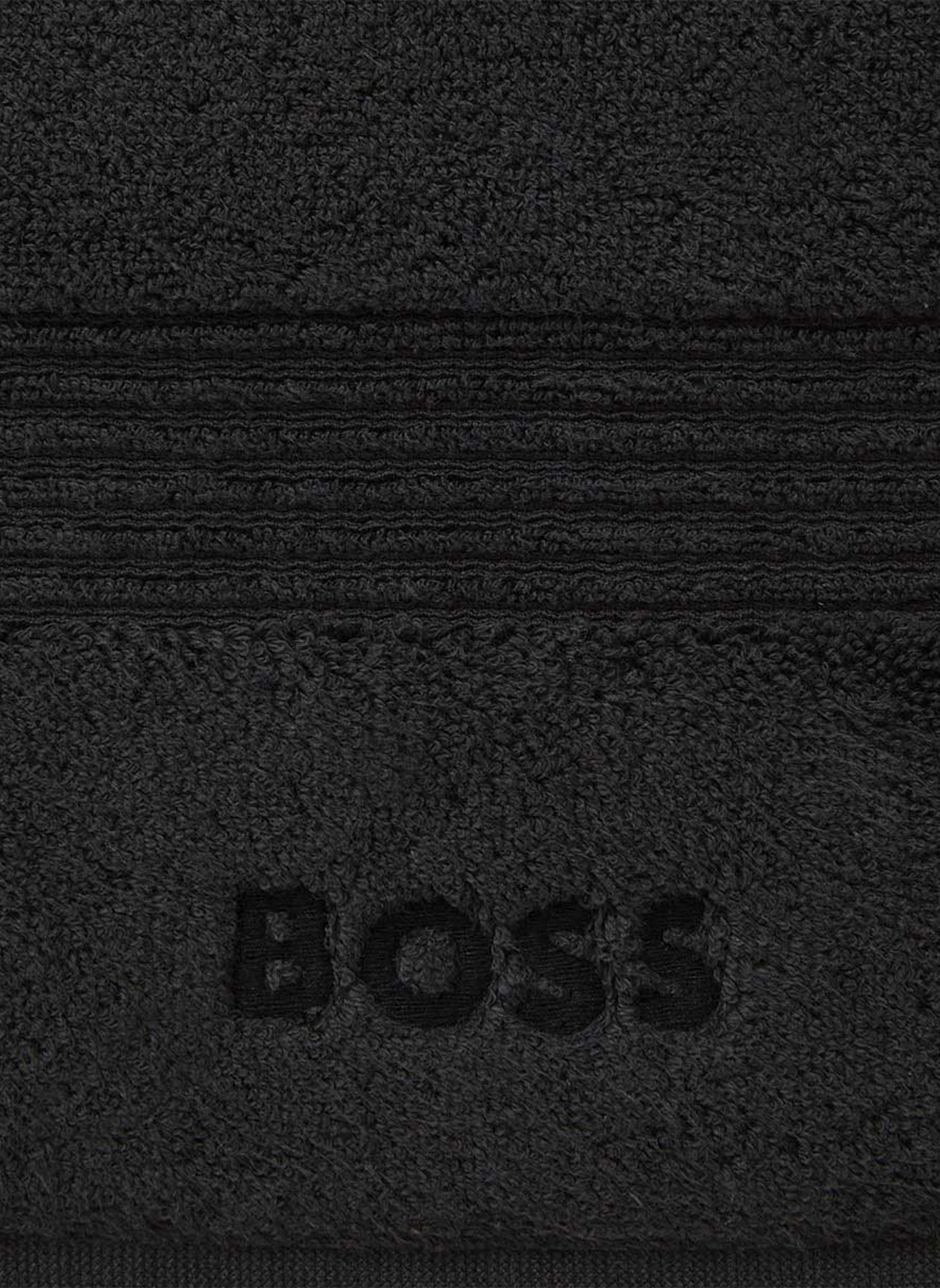 BOSS Handtuch LOFT: SCHWARZ