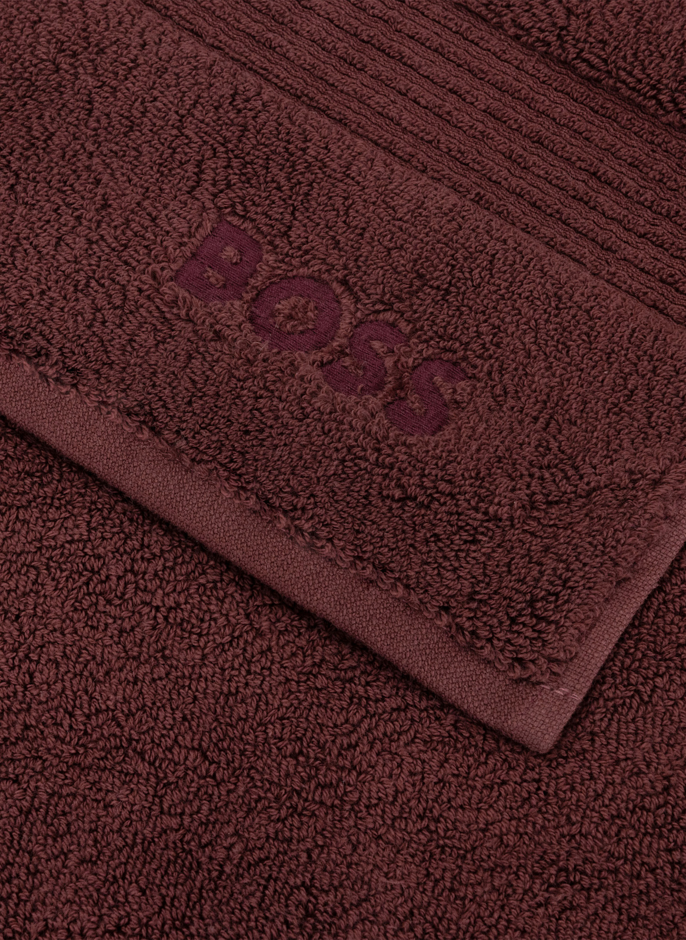 BOSS Handtuch LOFT: DUNKELBRAUN