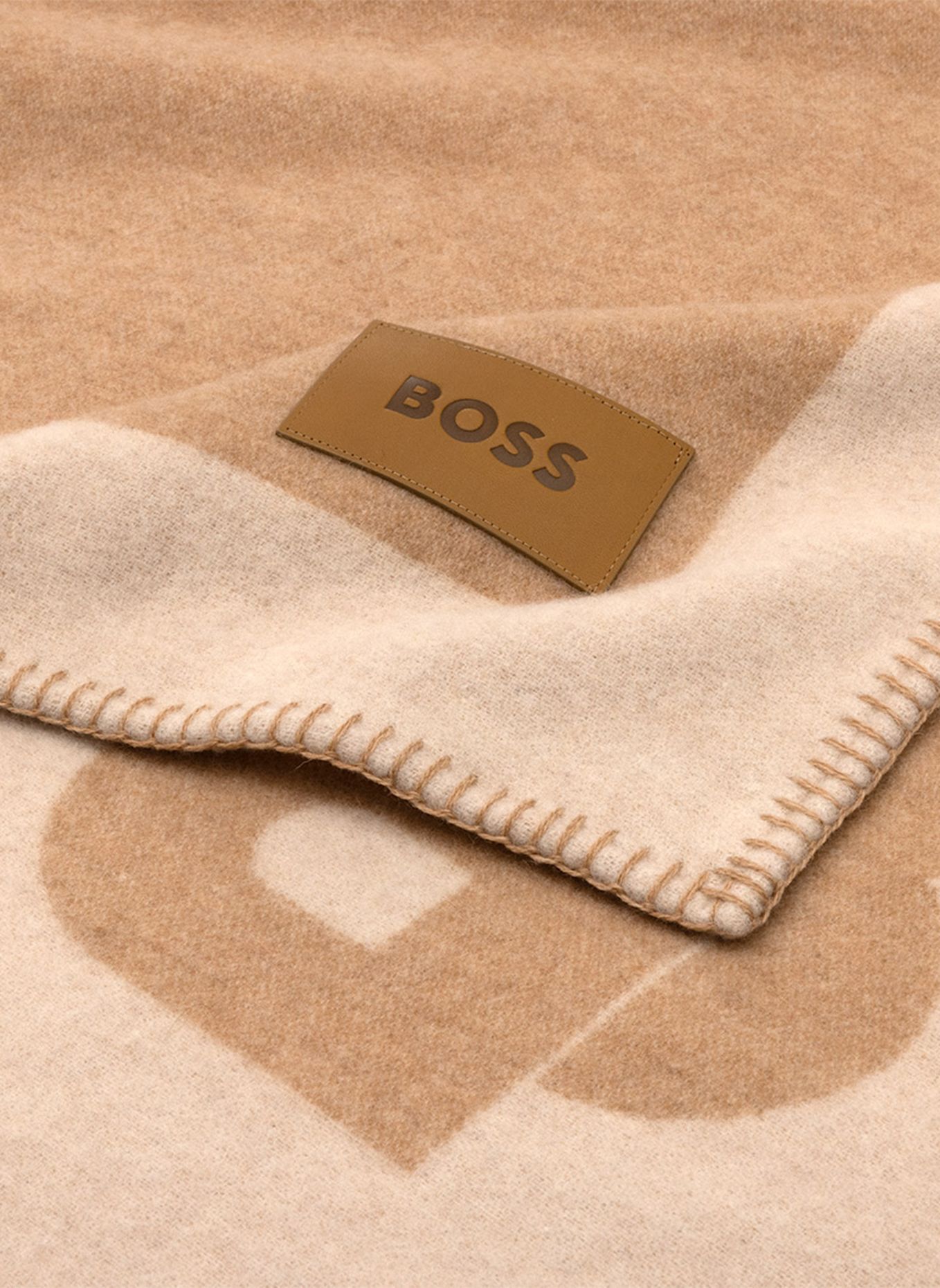 BOSS Plaid SIGNATURE: BEIGE