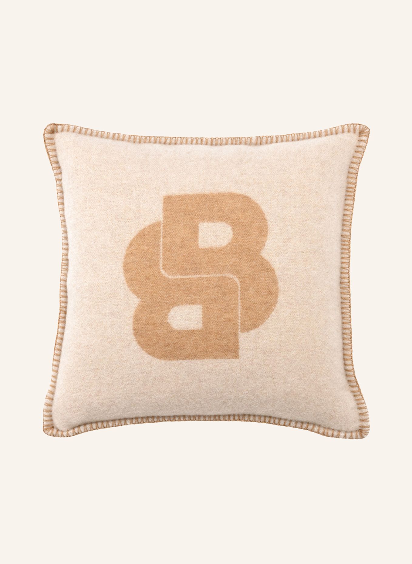 BOSS Sierkussenhoes SIGNATURE: BEIGE