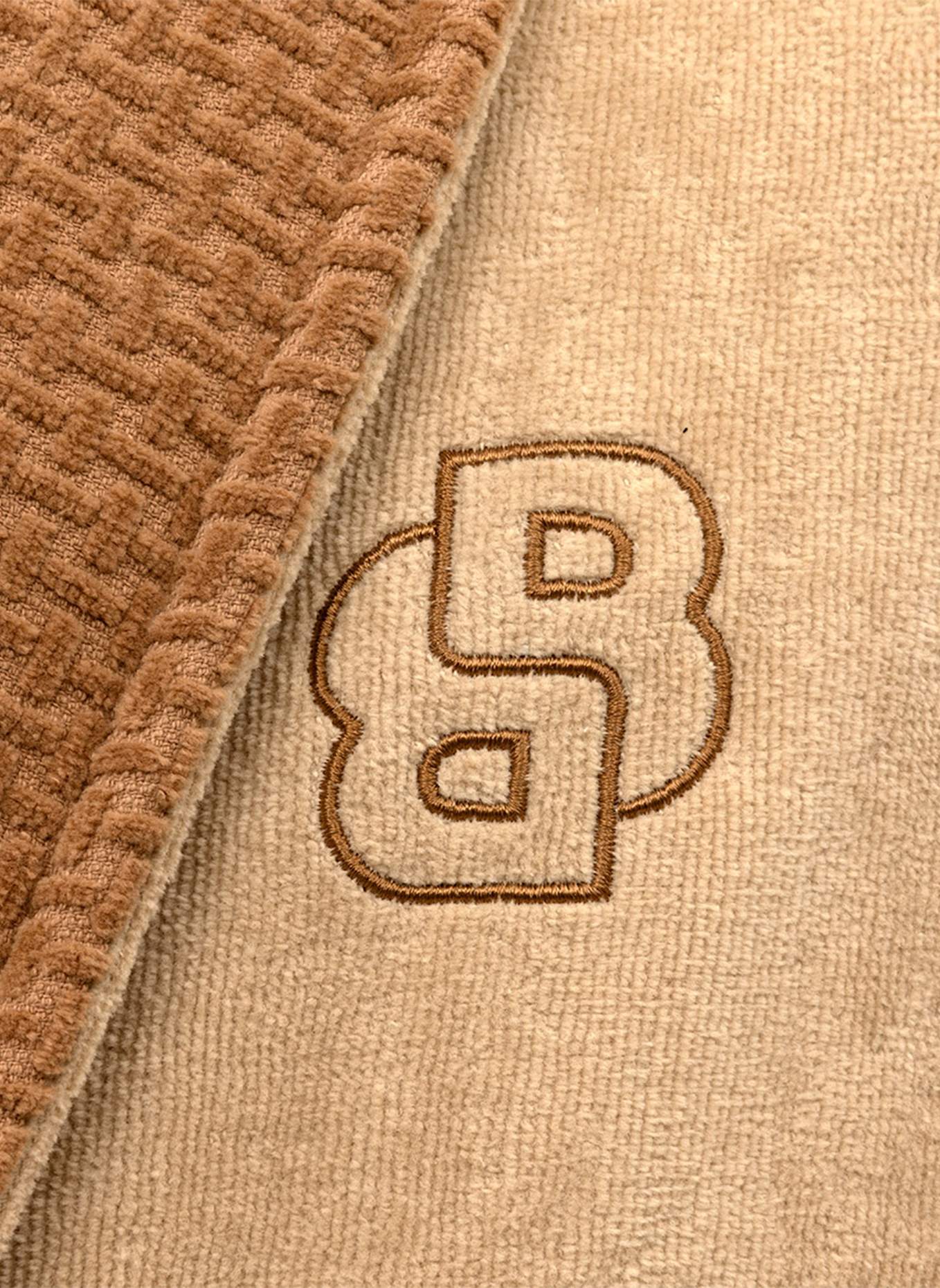 BOSS Badjas DOUBLEB: BEIGE